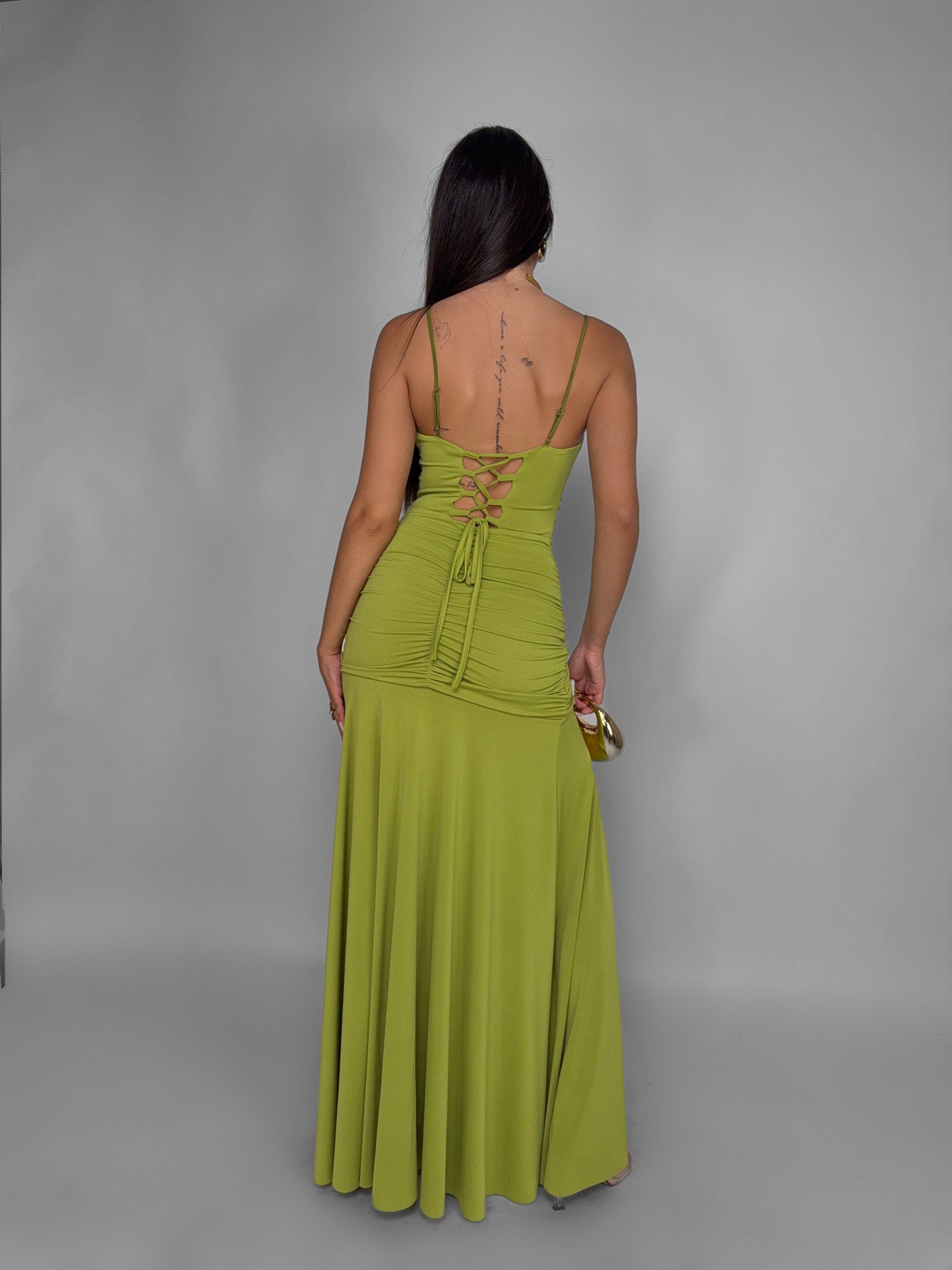 Abito Grecian-Green