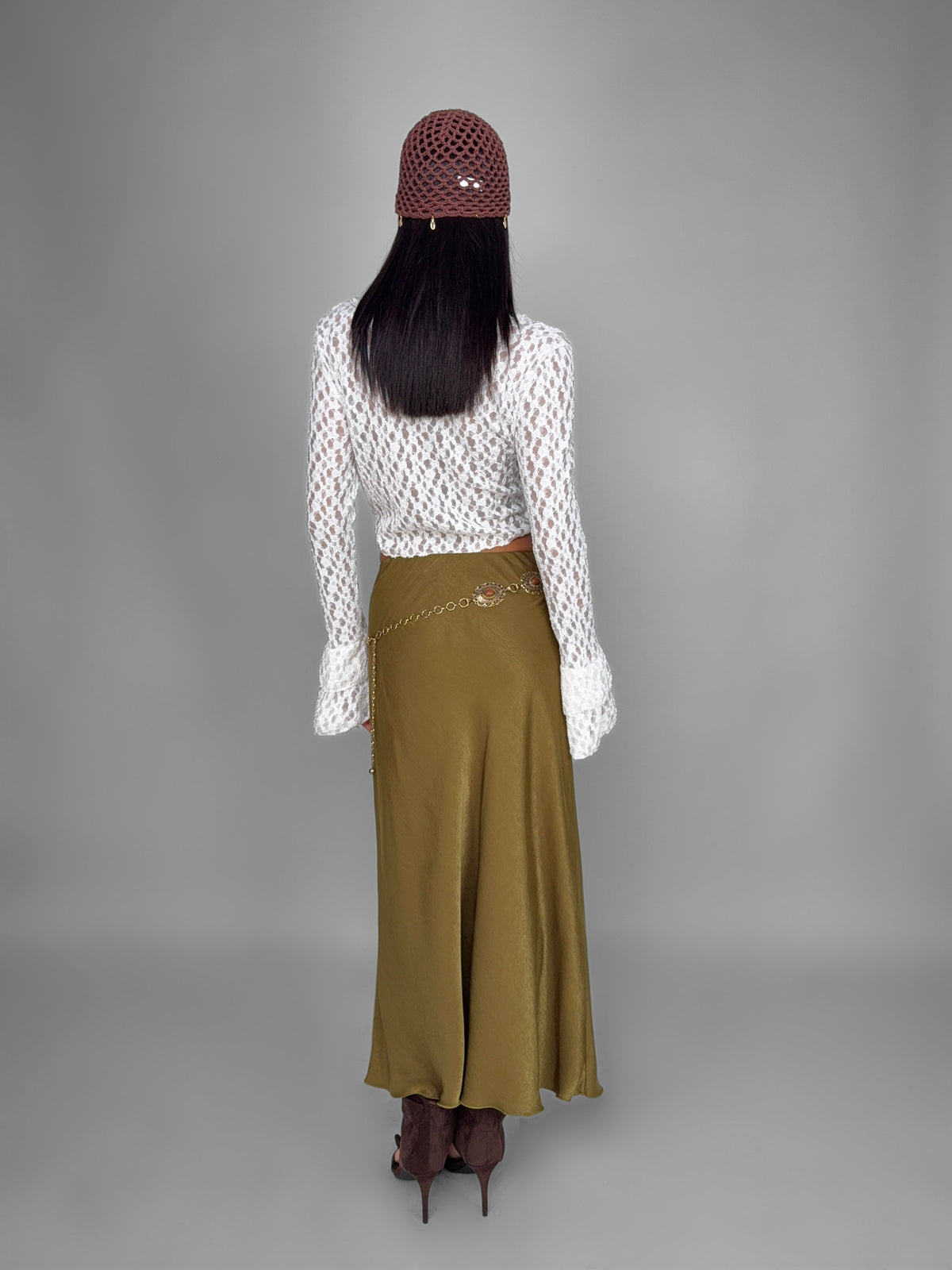 Top Lace Blossom-White