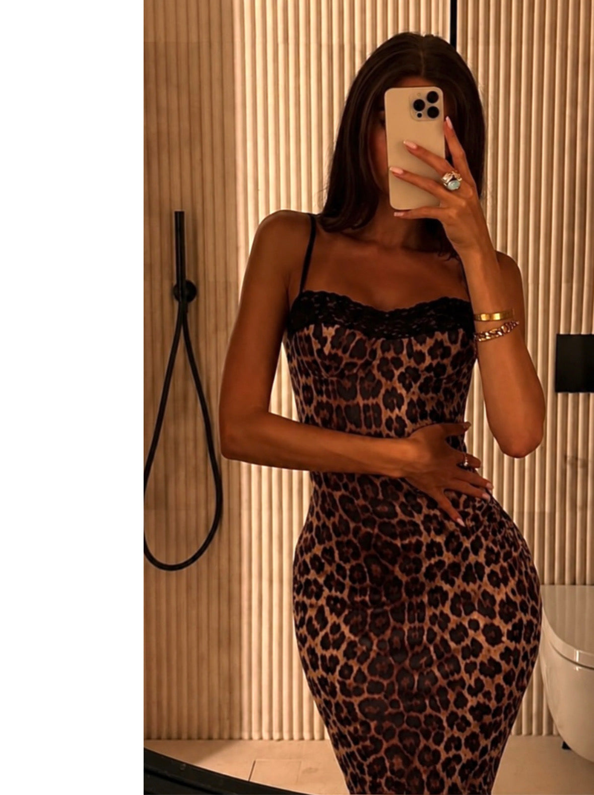 Abito Exotic Lace-Leopard