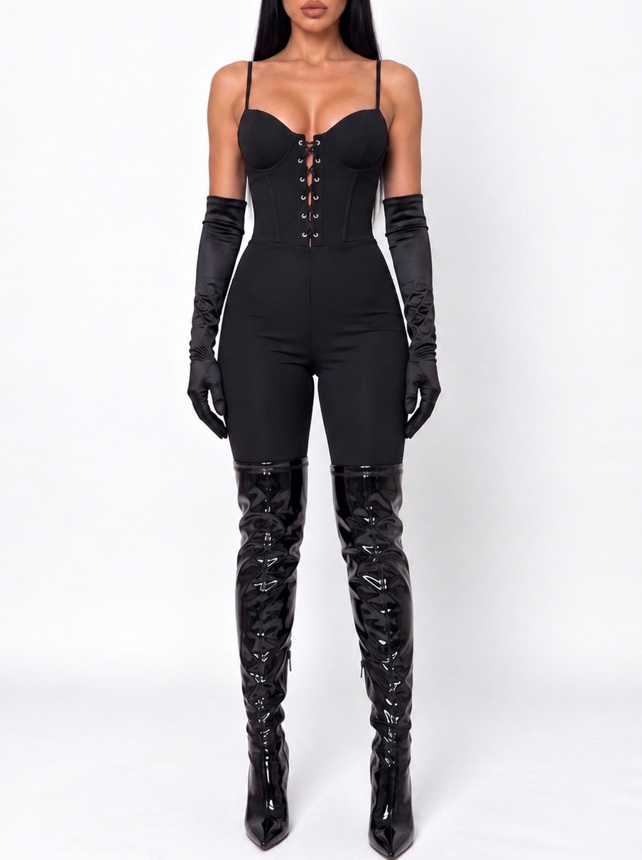 Tuta Corset Night-Black