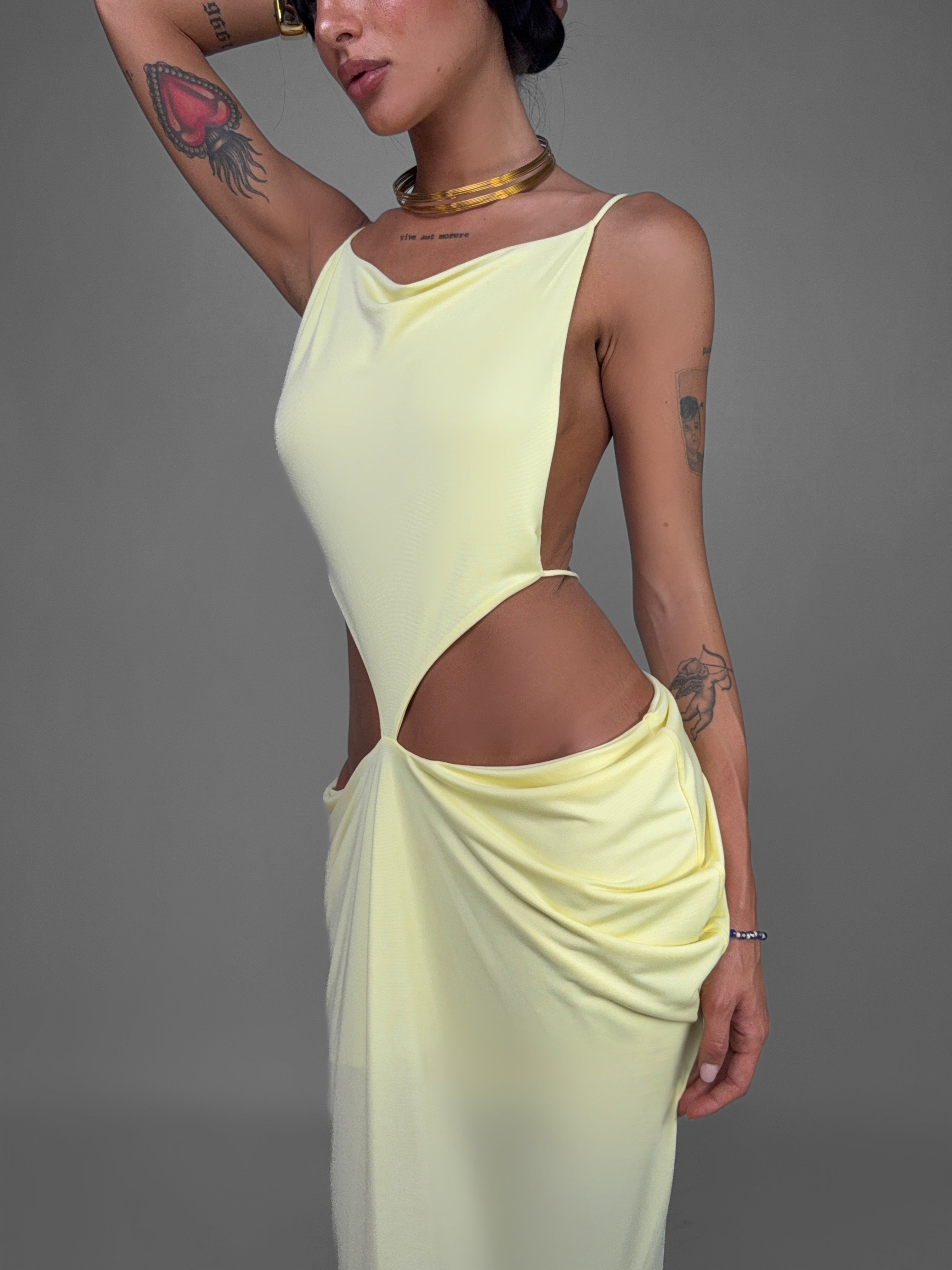 Abito Valentine-Yellow