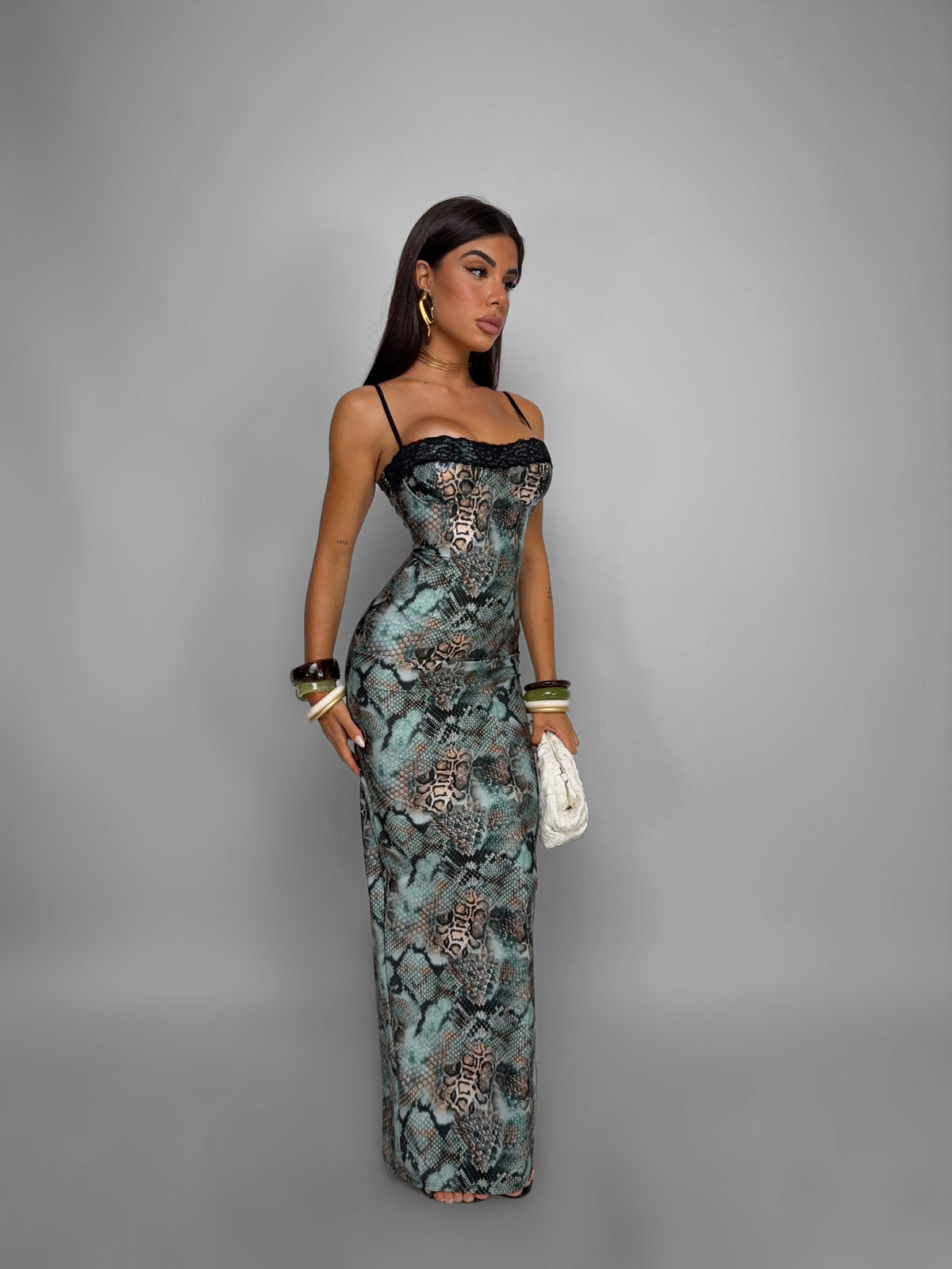 Abito Exotic Lace-Leopard