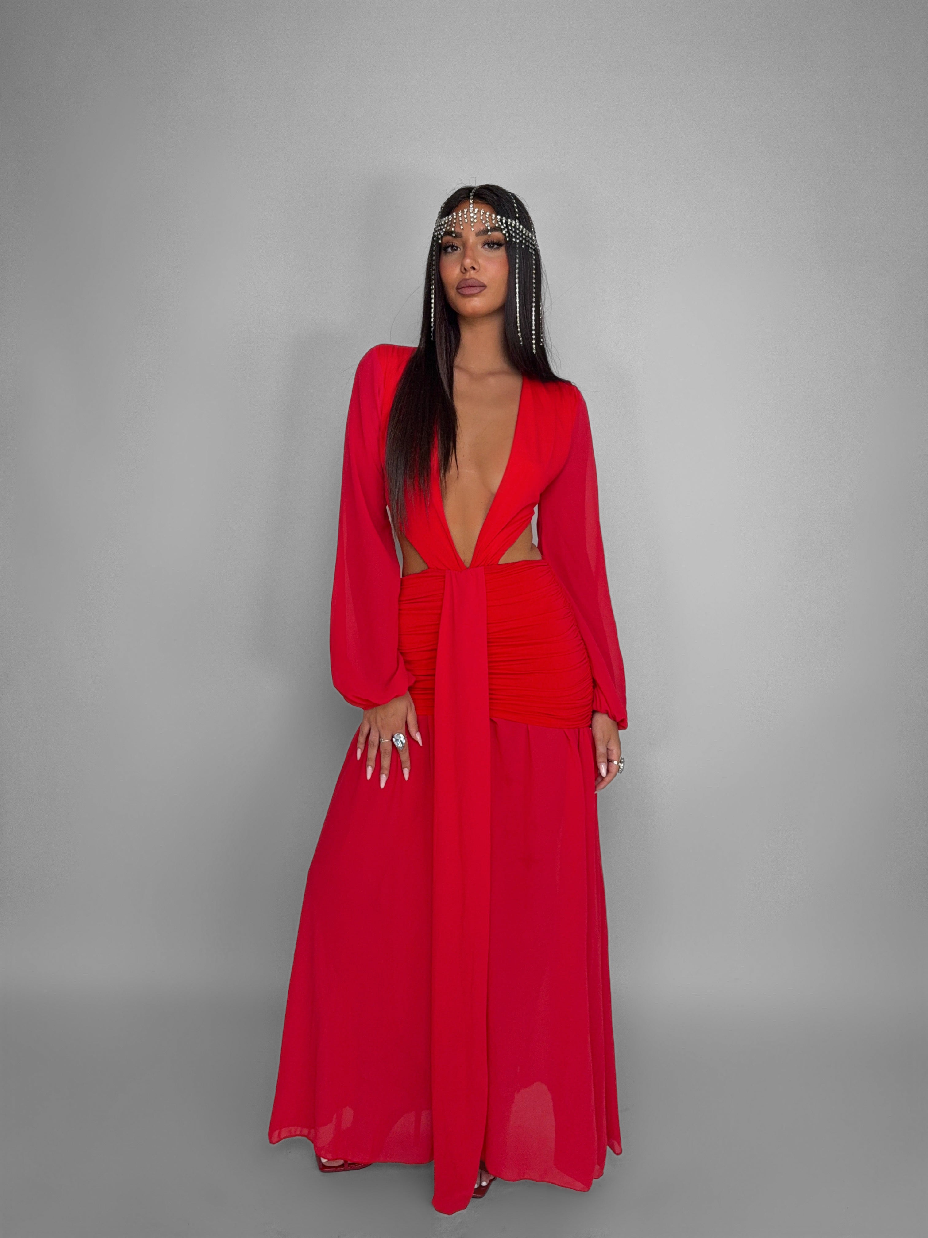 Abito Dafne - Red