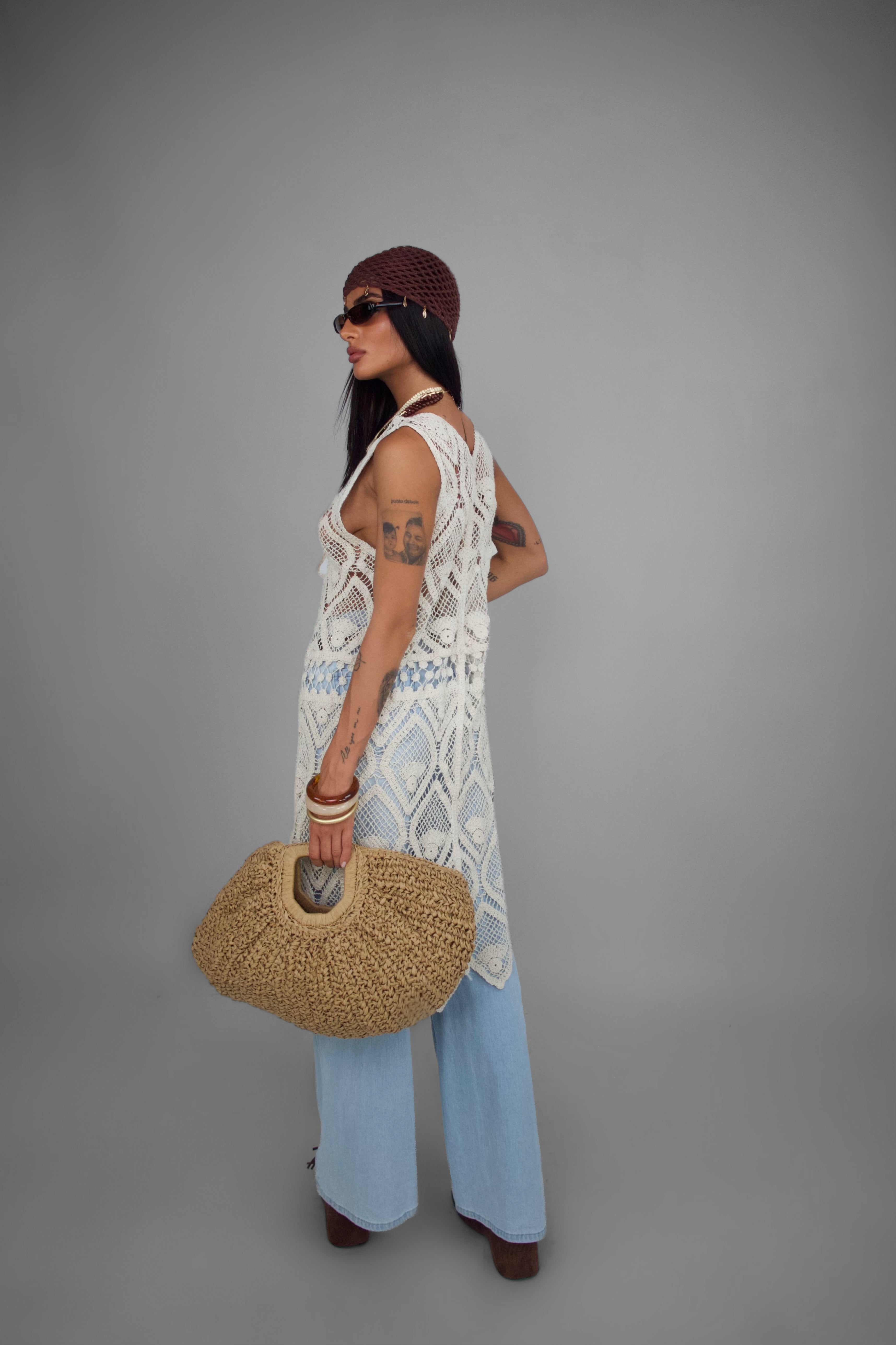 Top Ethnic Style-Beige
