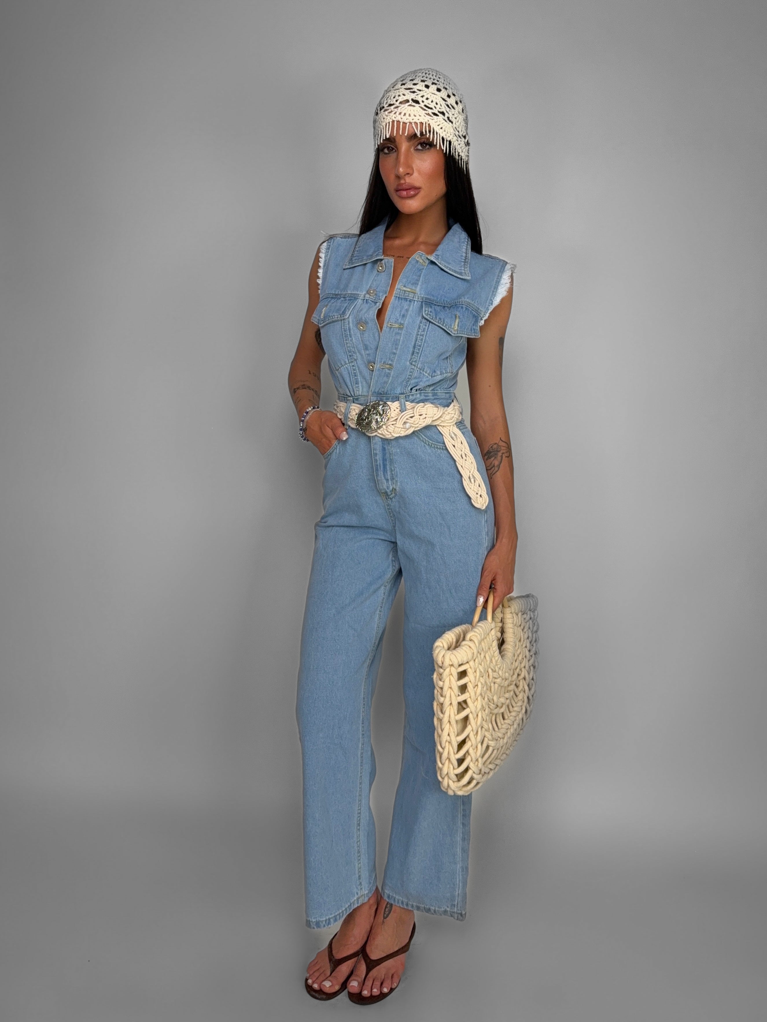 Tuta Denim Utility