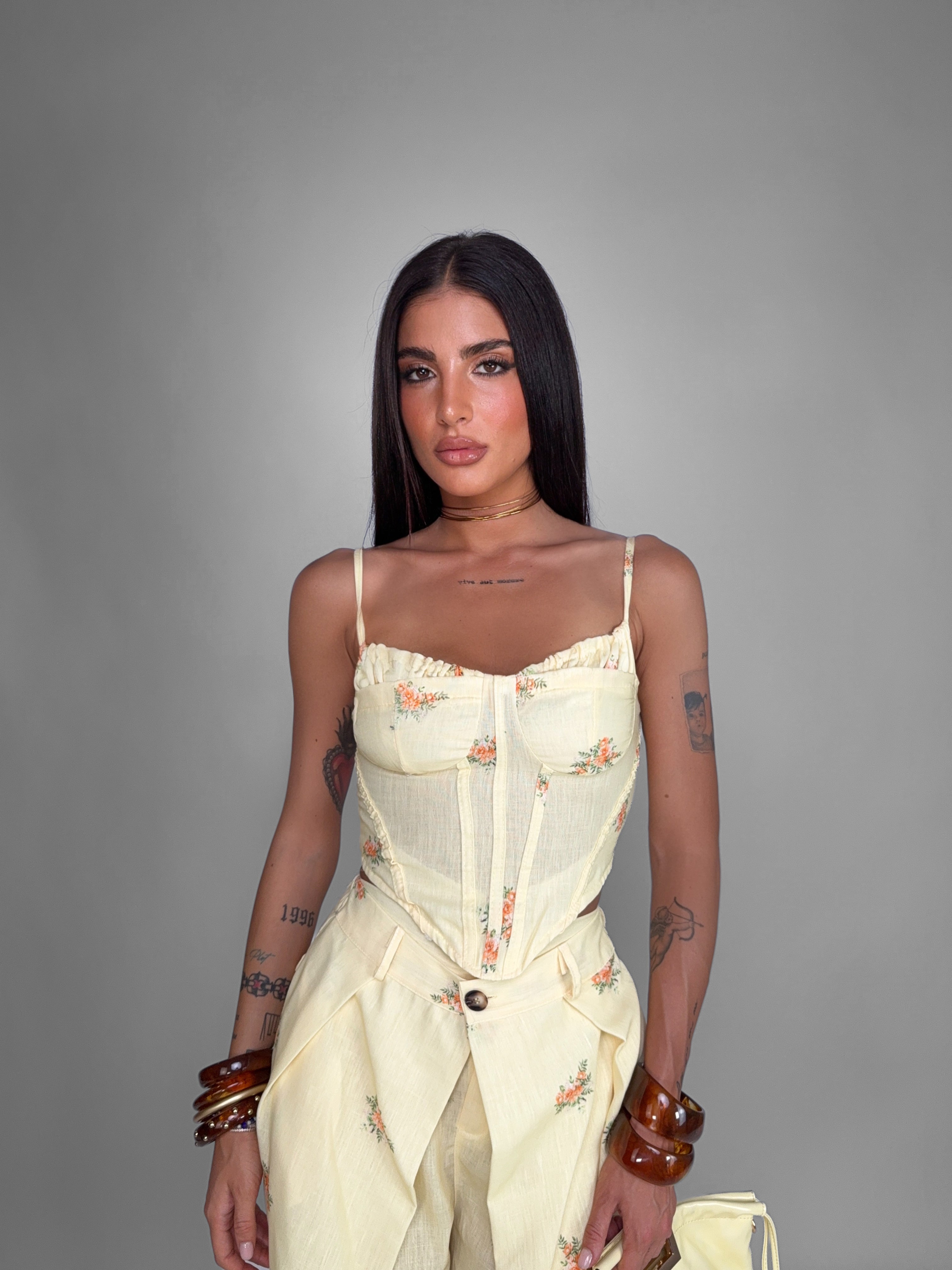 Completo Tiny Floral-Yellow