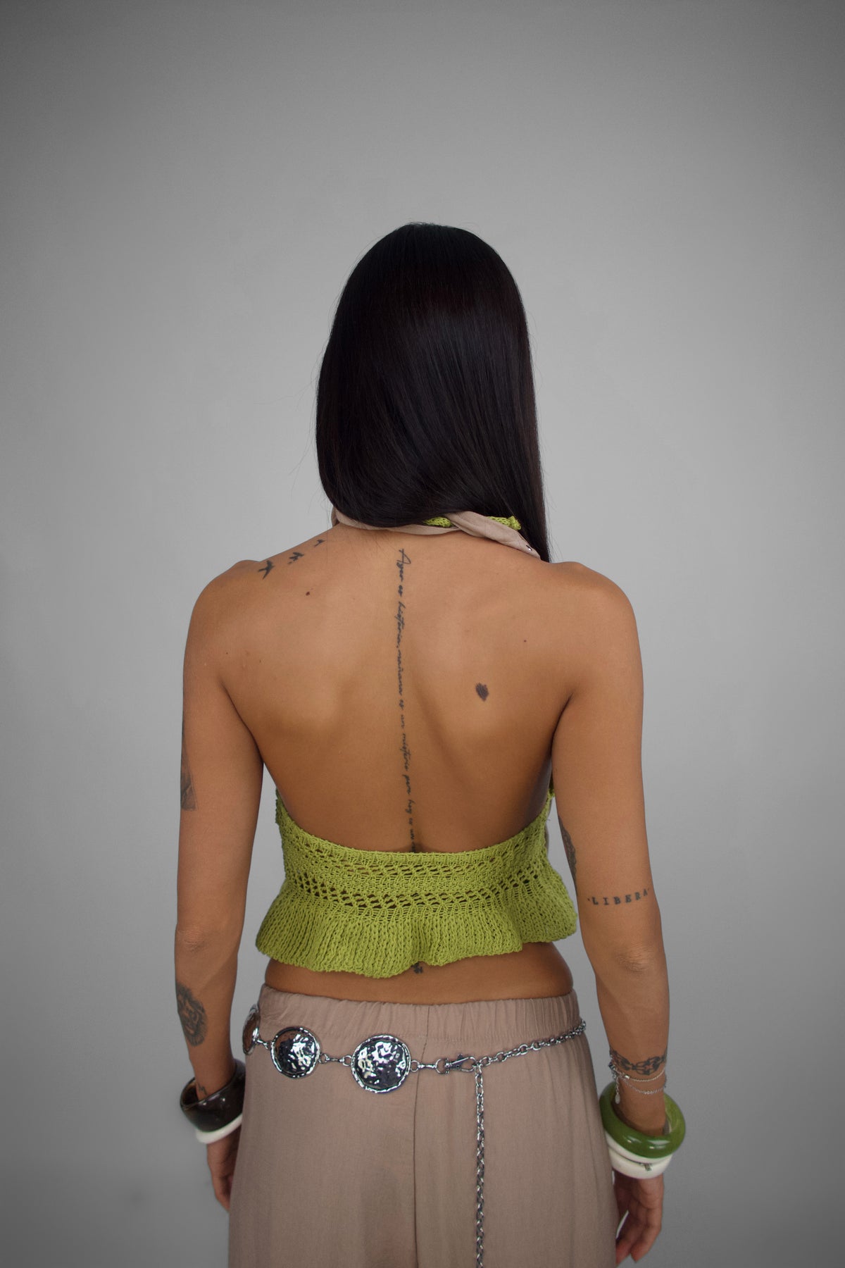 Top Candy Crochet-Green