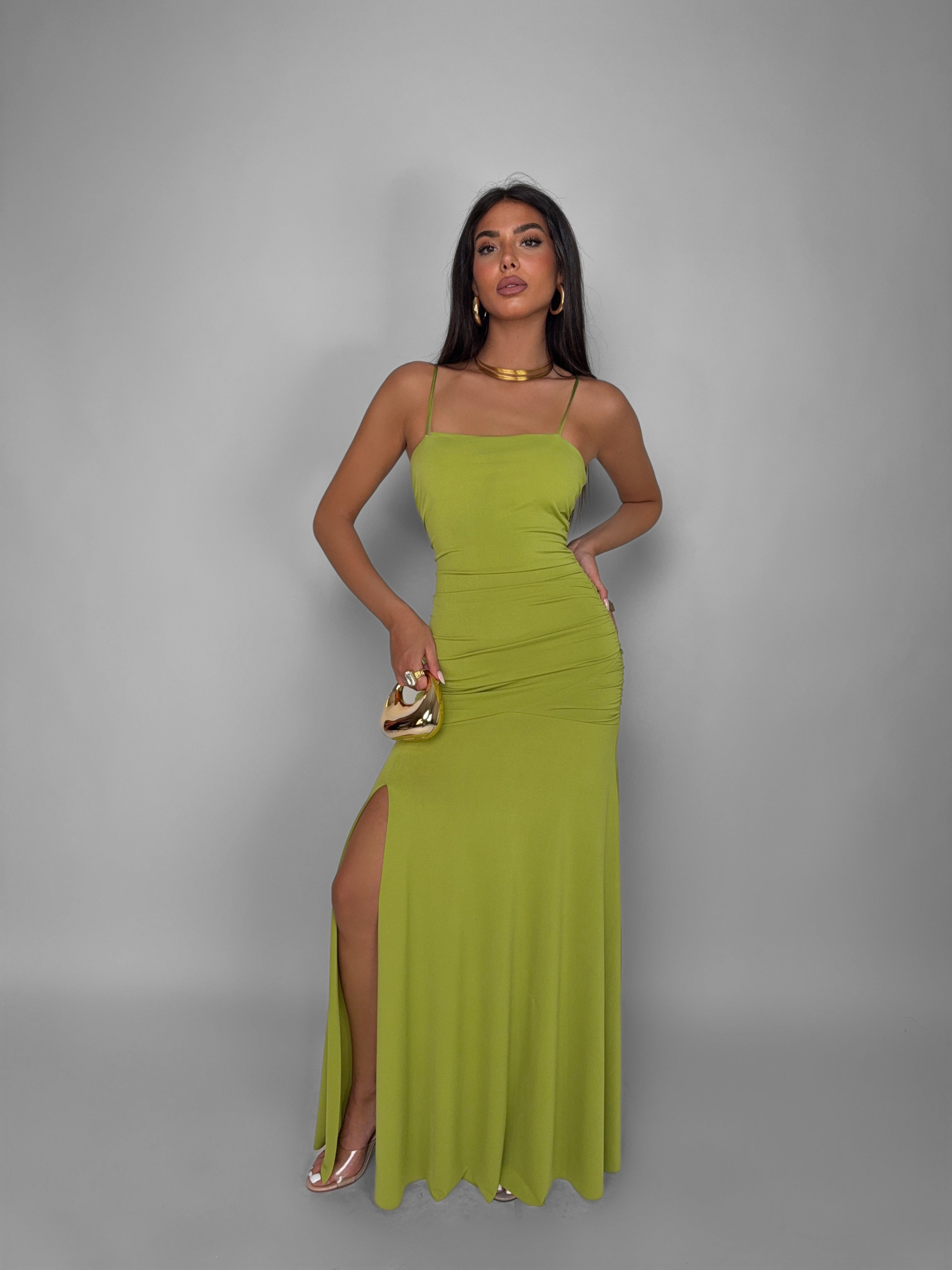 Abito Grecian-Green