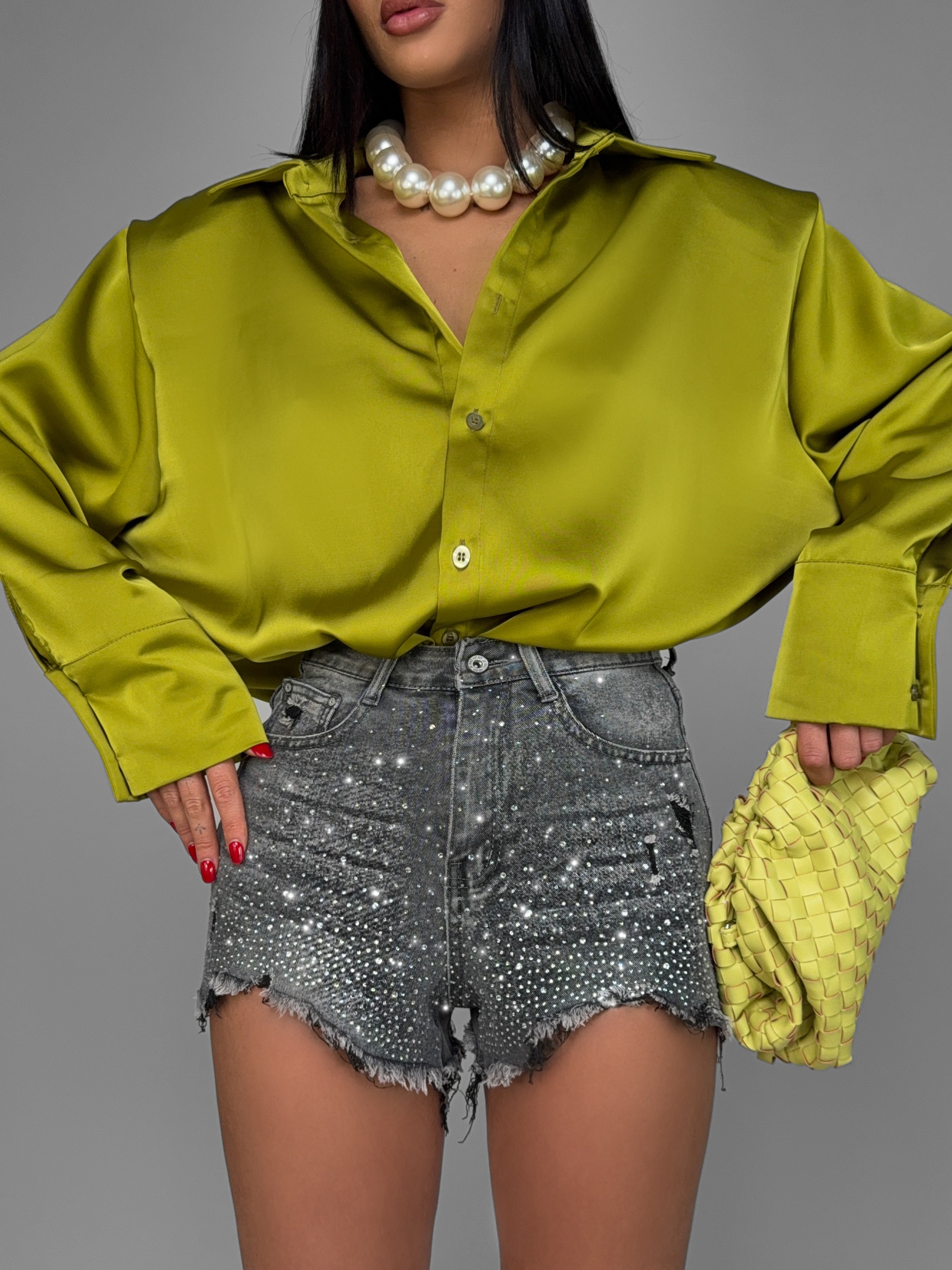 Shorts Black Shimmer