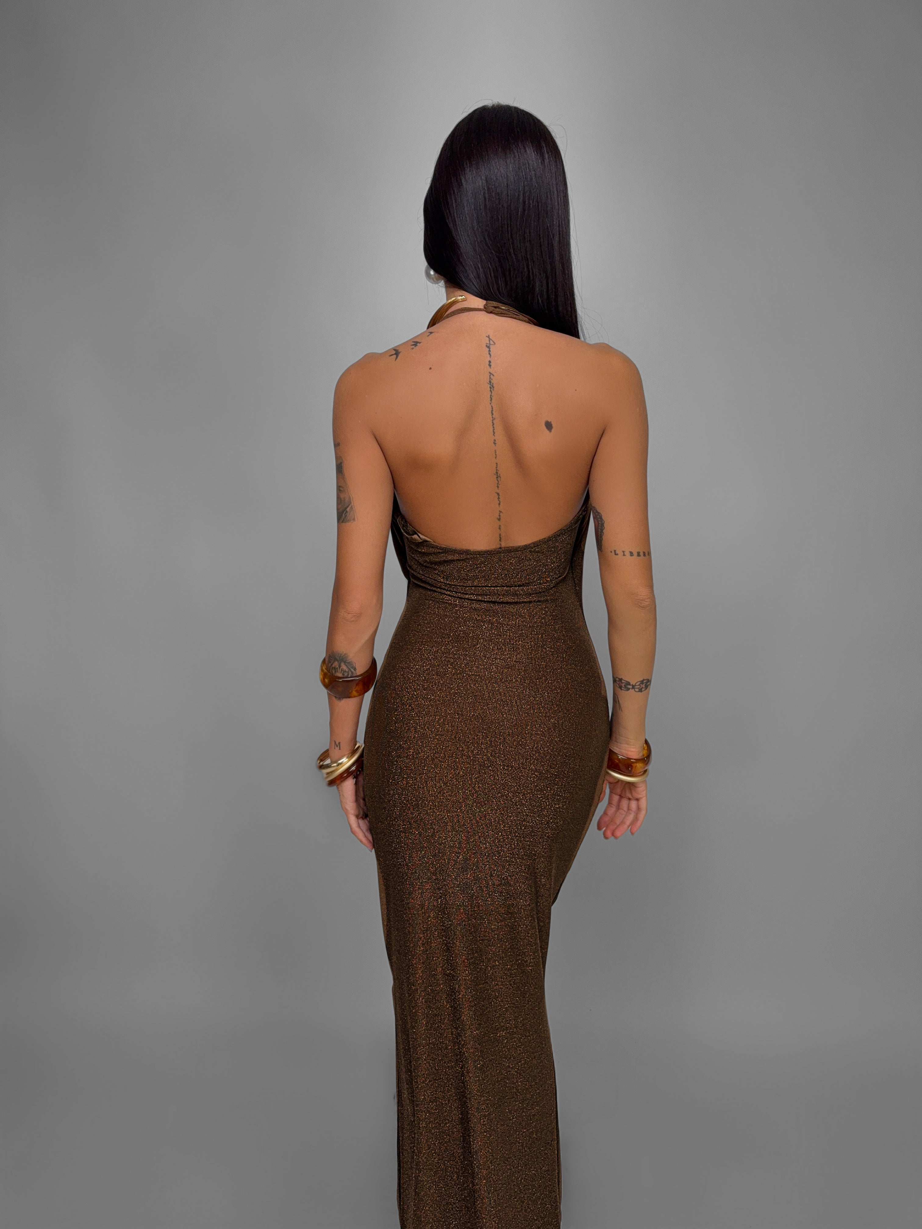 Abito Bronze Shimmer