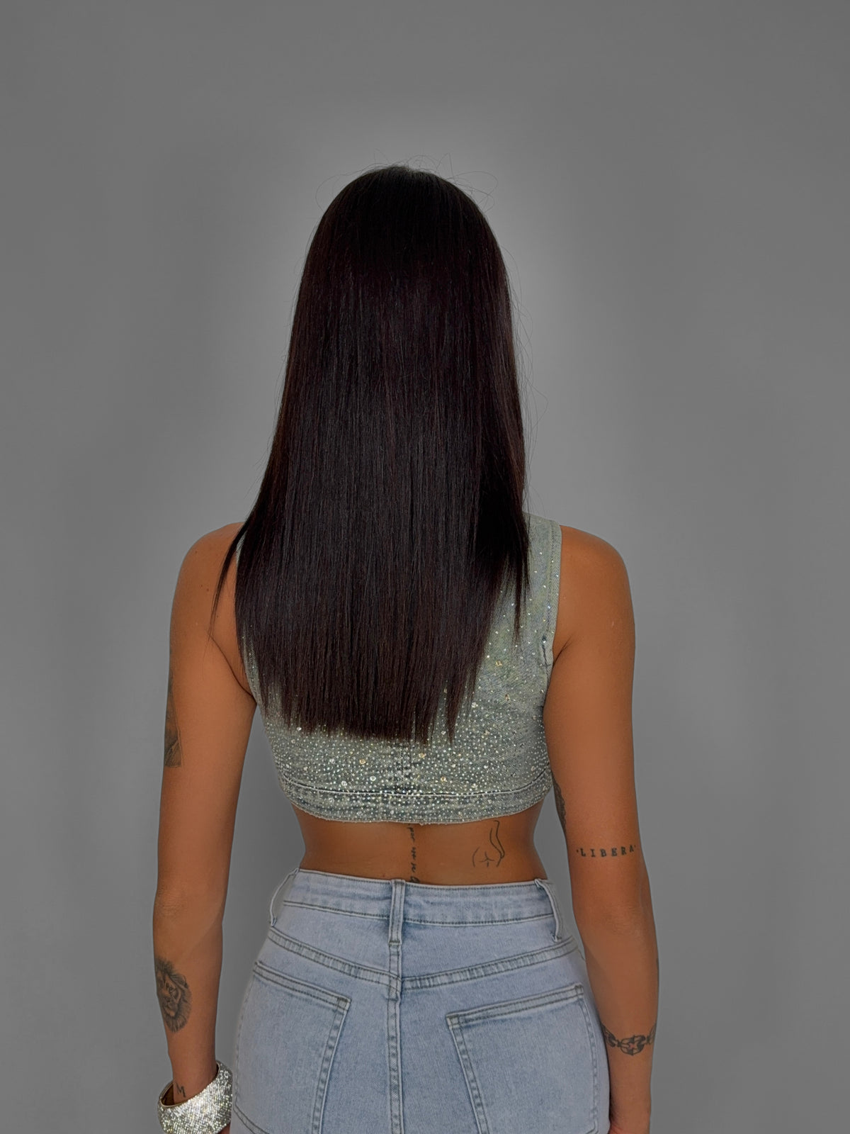 Top Shiny Denim