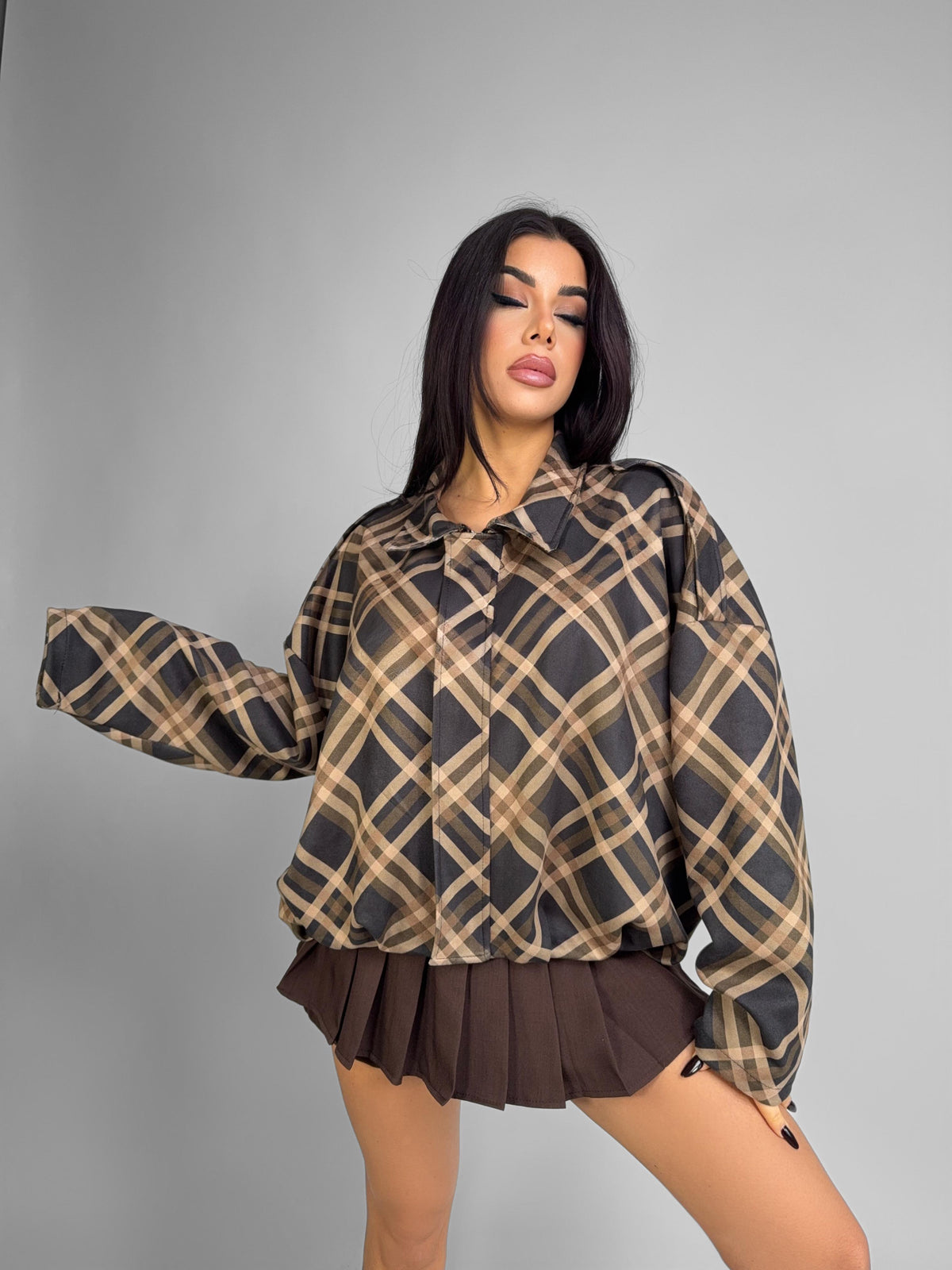 Chaqueta Trucker-Negra