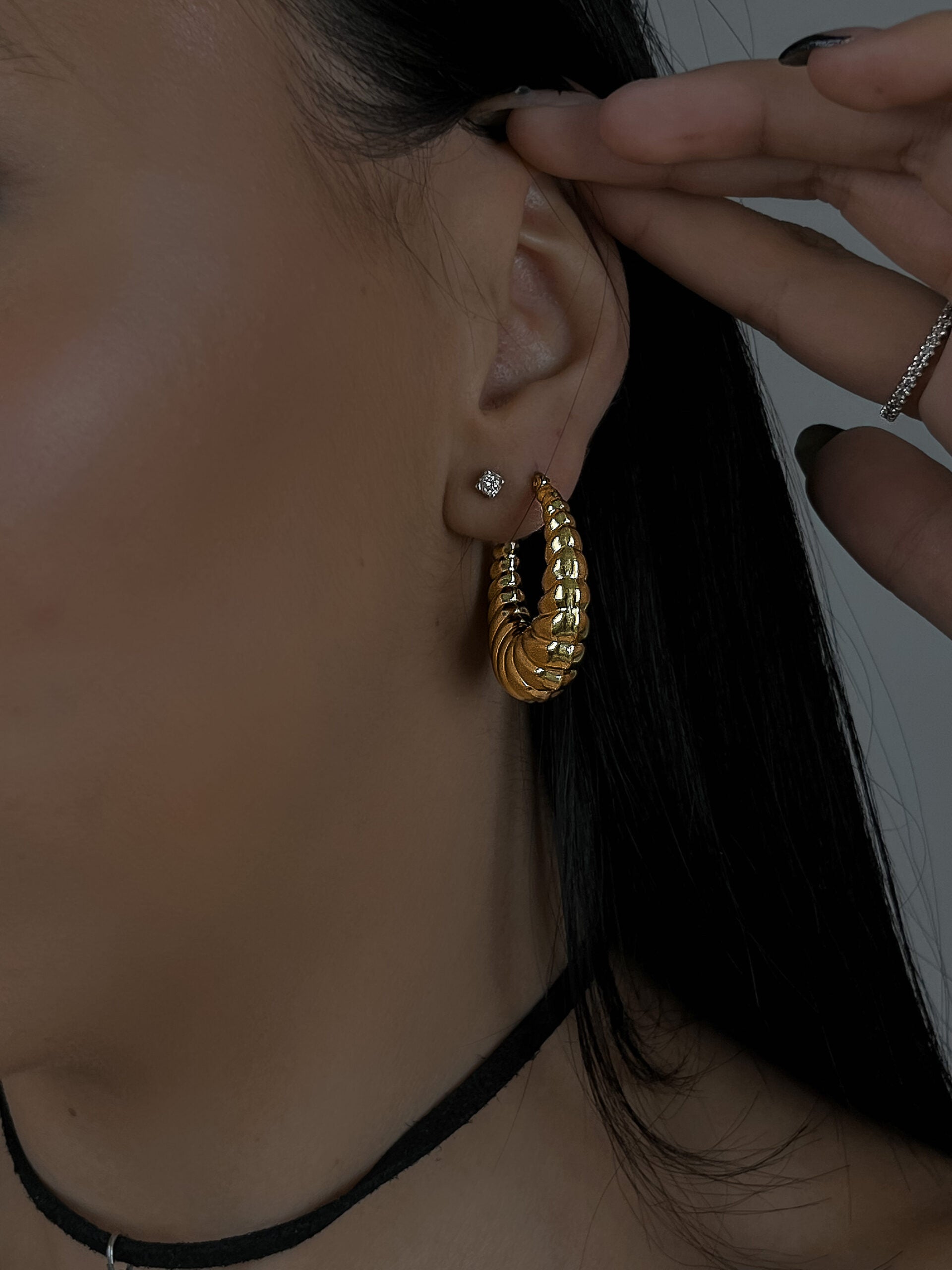 Orecchini Gold Shell