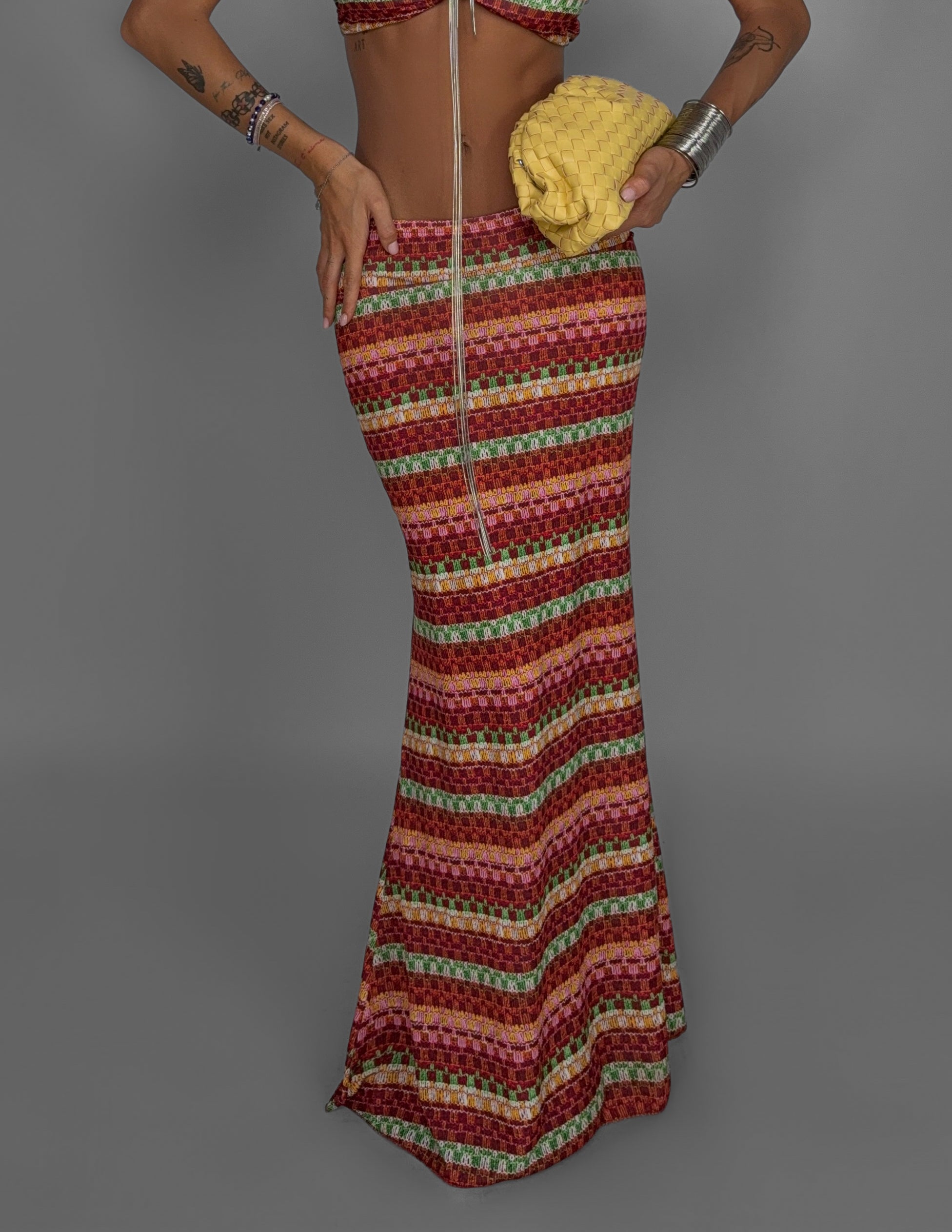 Completo Sunset Stripe-Ruggine
