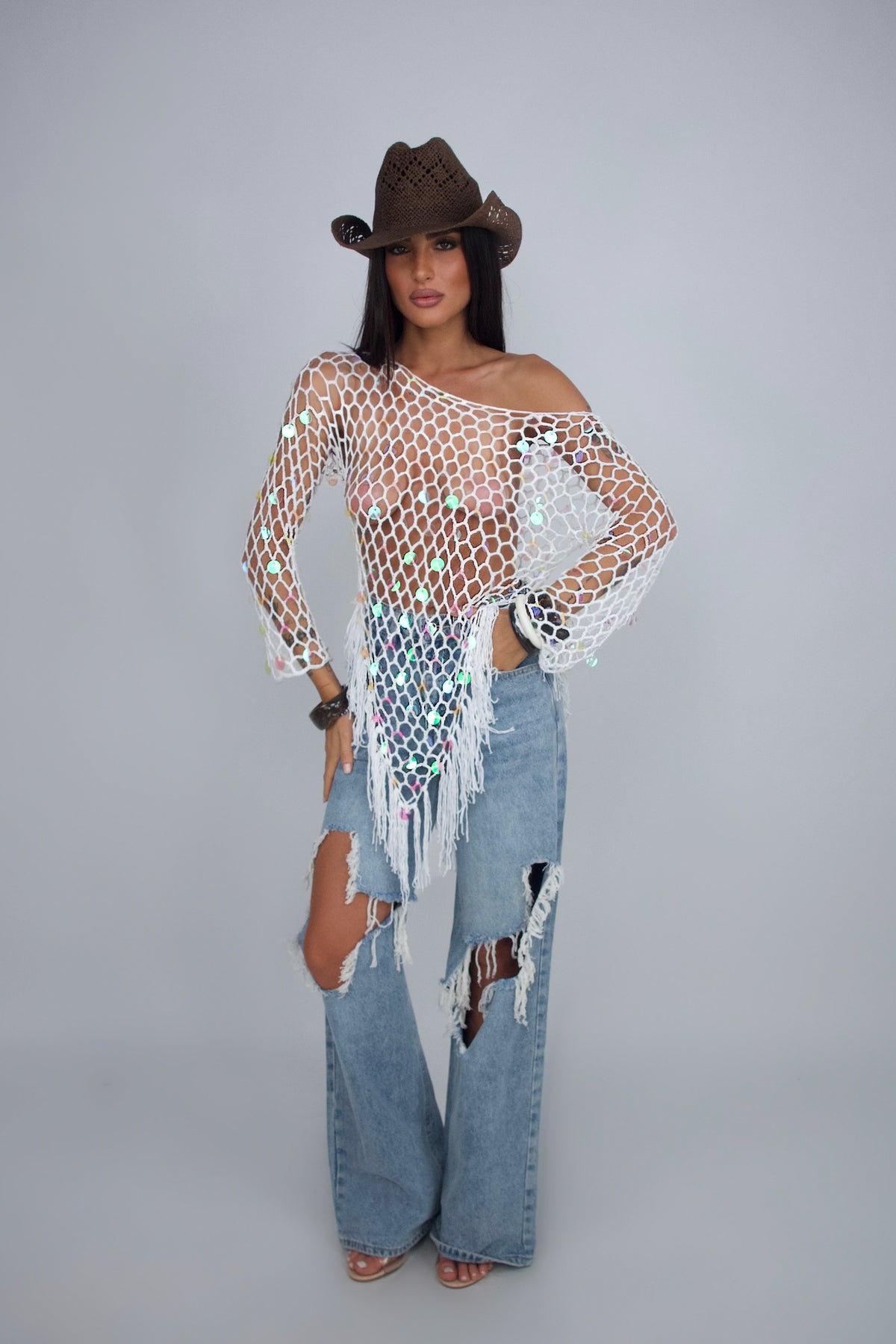 Total Look Mesh Glam