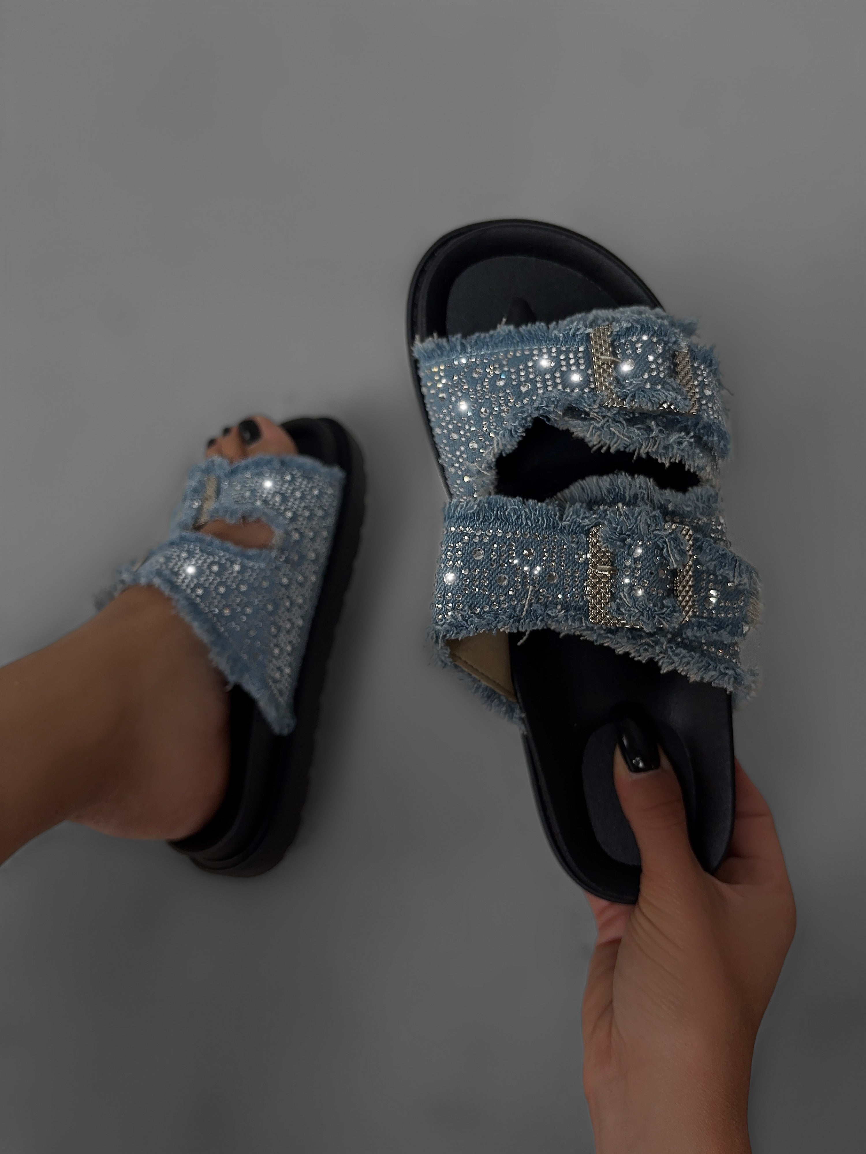 Sandalo Birk Light Blue