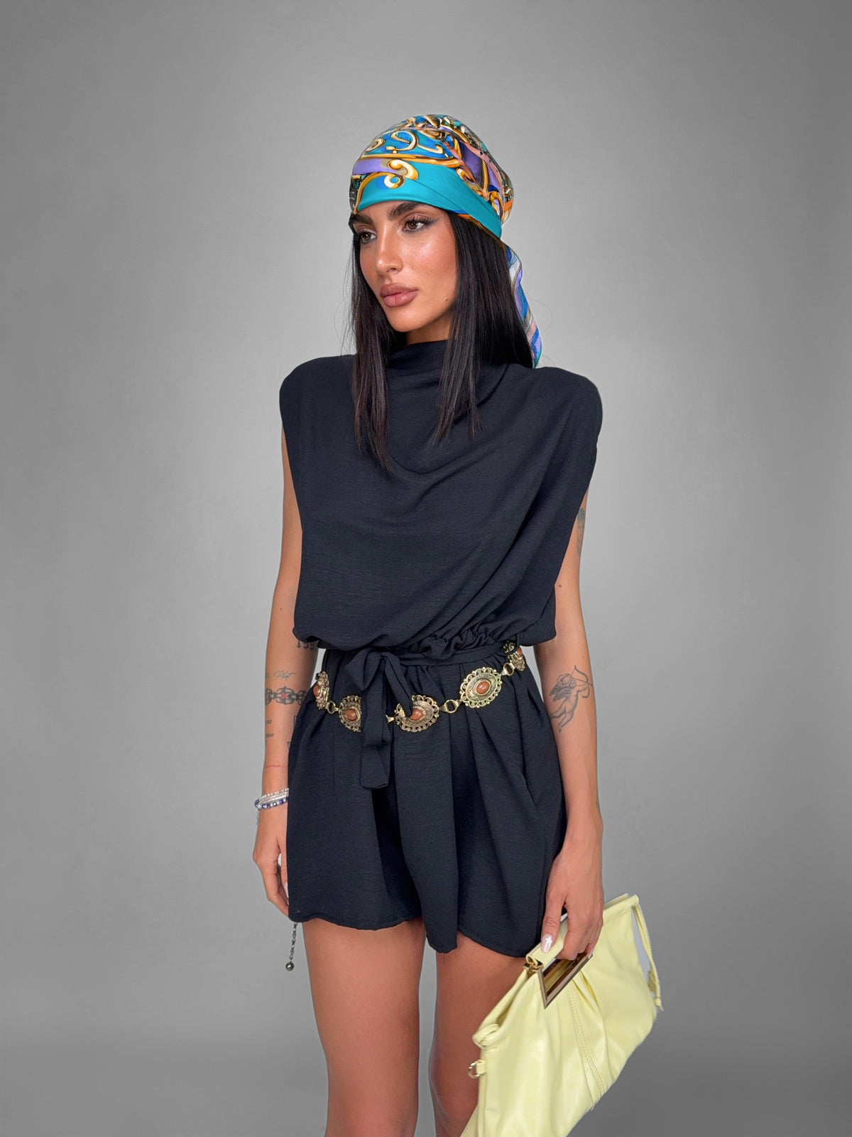 Tuta Sculpted Shoulder-Black