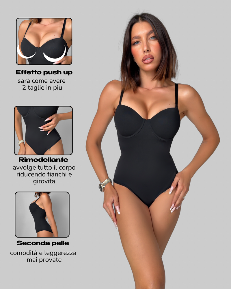 Body reductor y push up - Negro