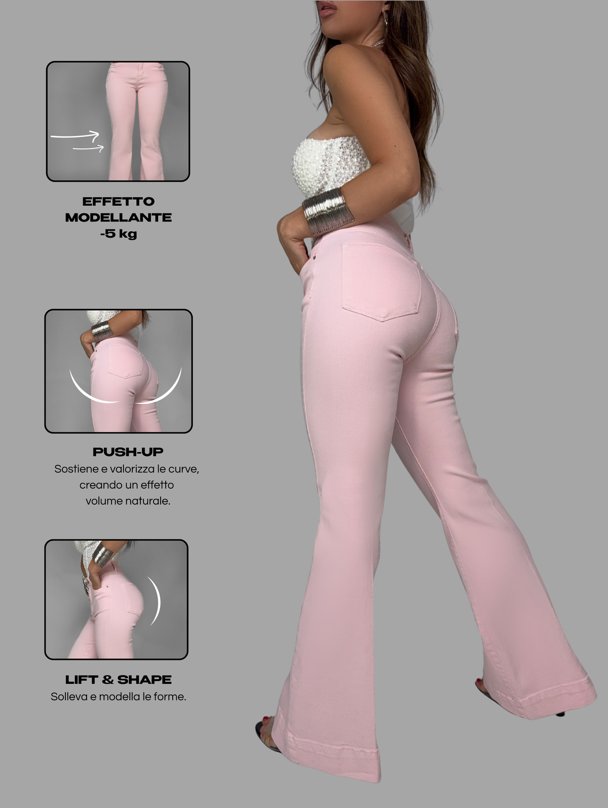 Jeans Sculpting -5kg - Pink