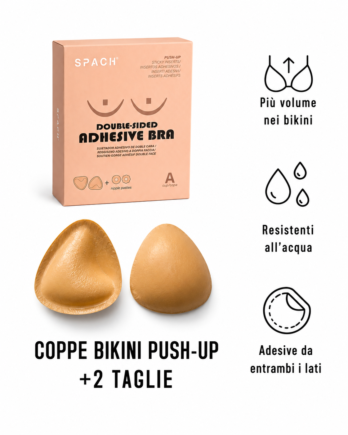 Coppe Bikini Push Up +2 Taglie