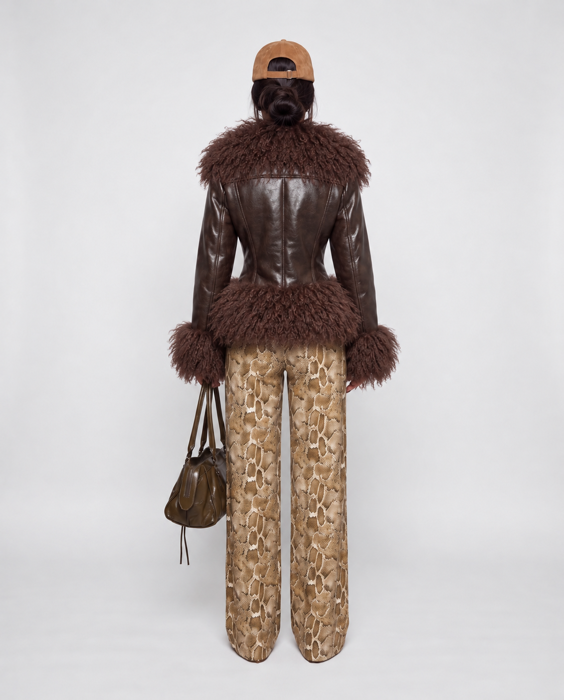 Cappotto Fur Luxe-Brown