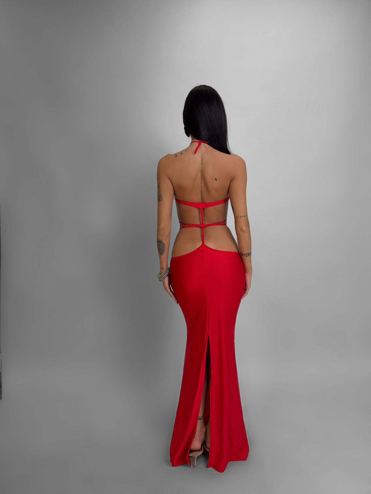 Abito Ring Accent-Red