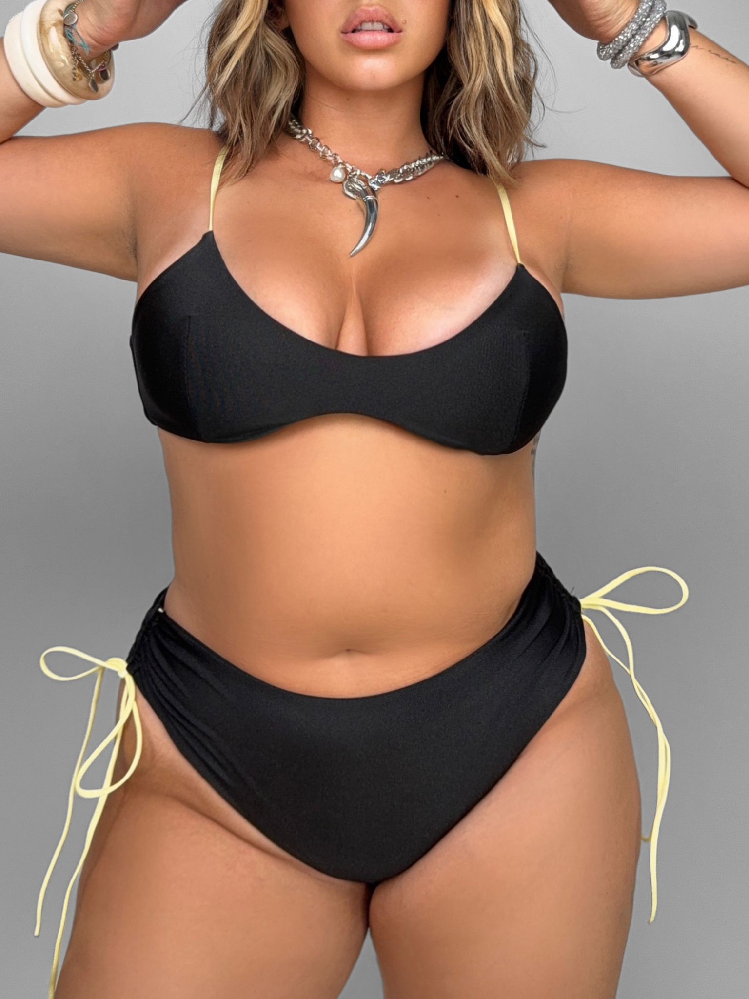 CURVY FIT-Bikini Marzy-Black