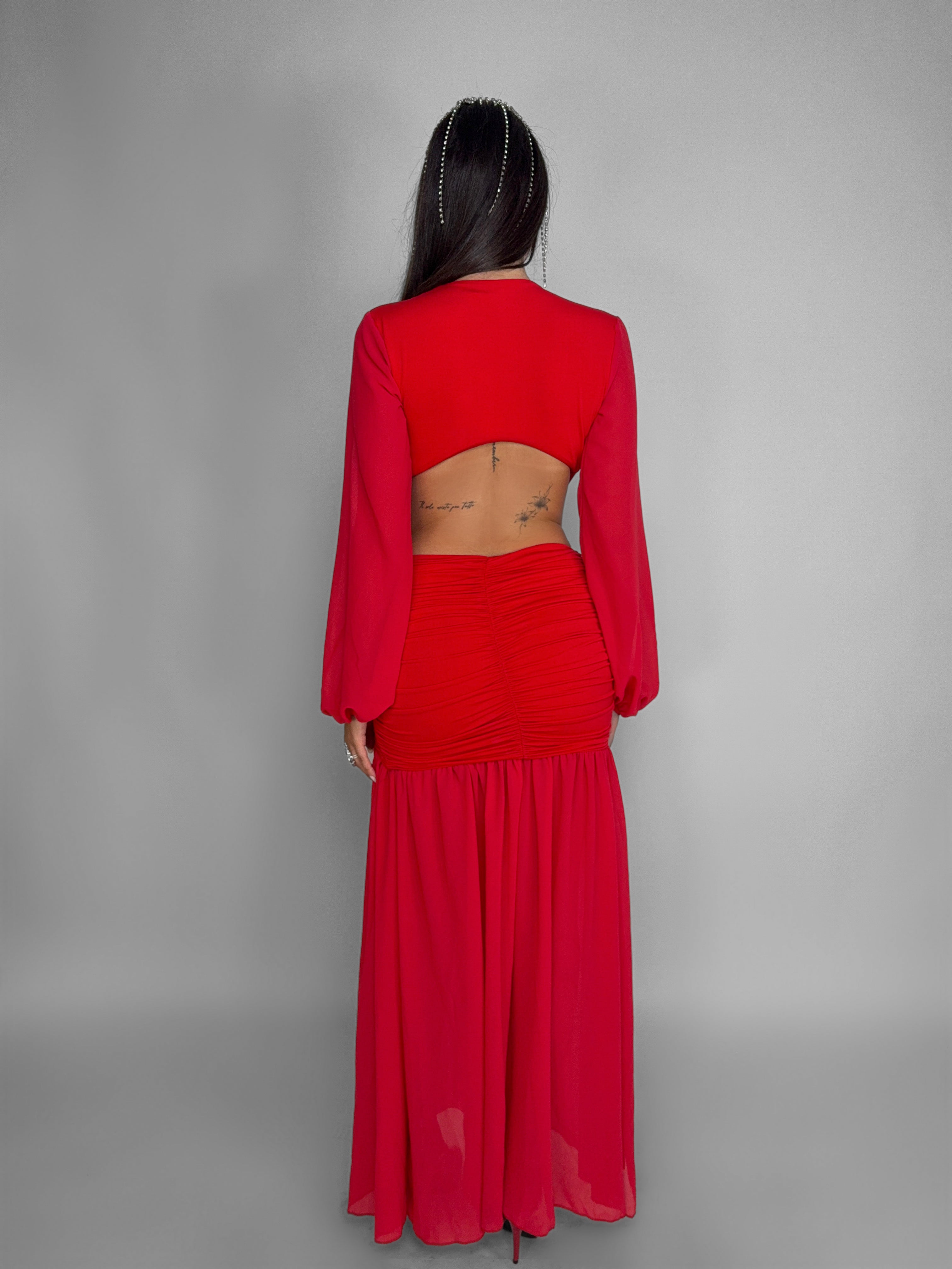 Abito Dafne - Red