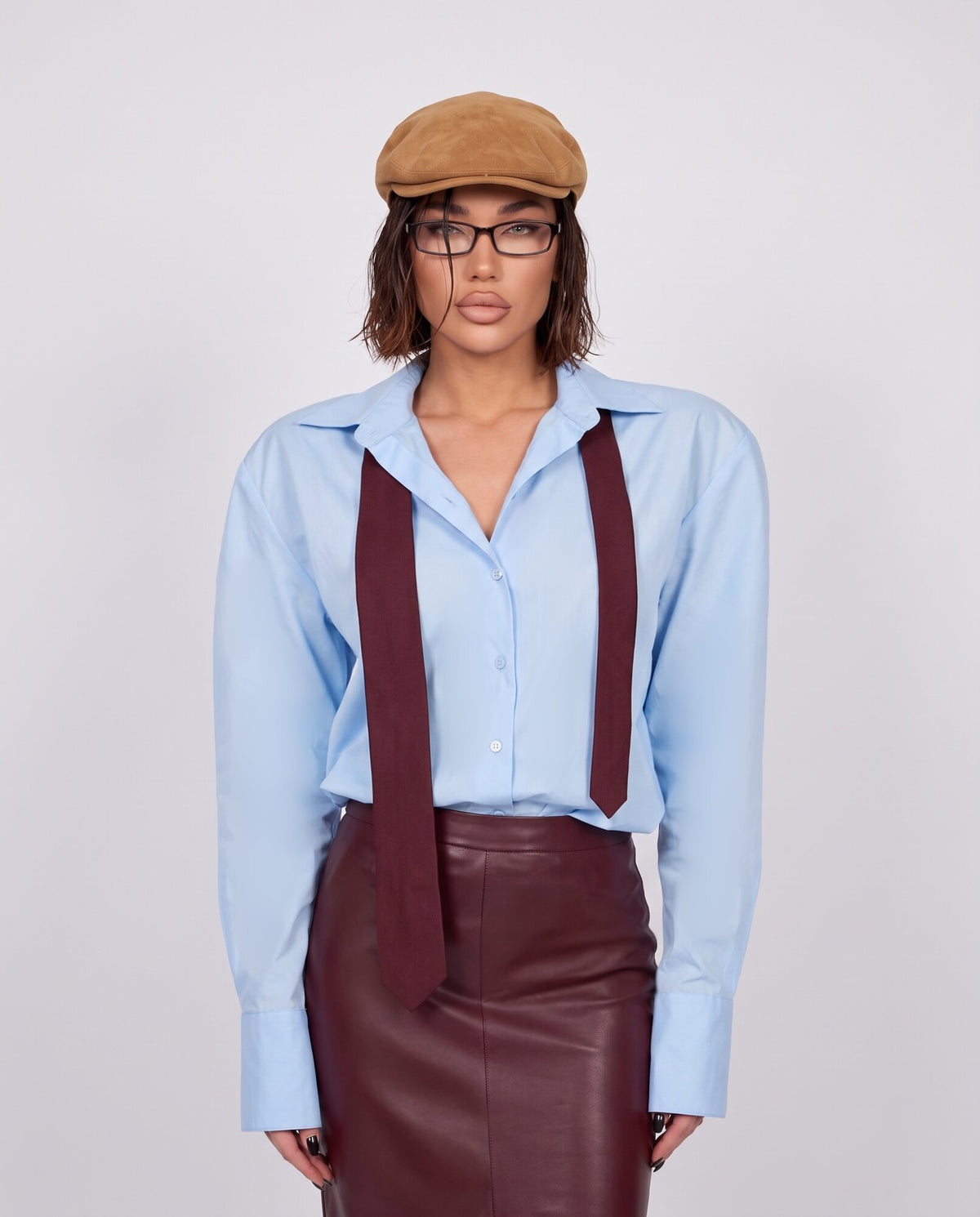 Camisa Mega Shoulder - Azul
