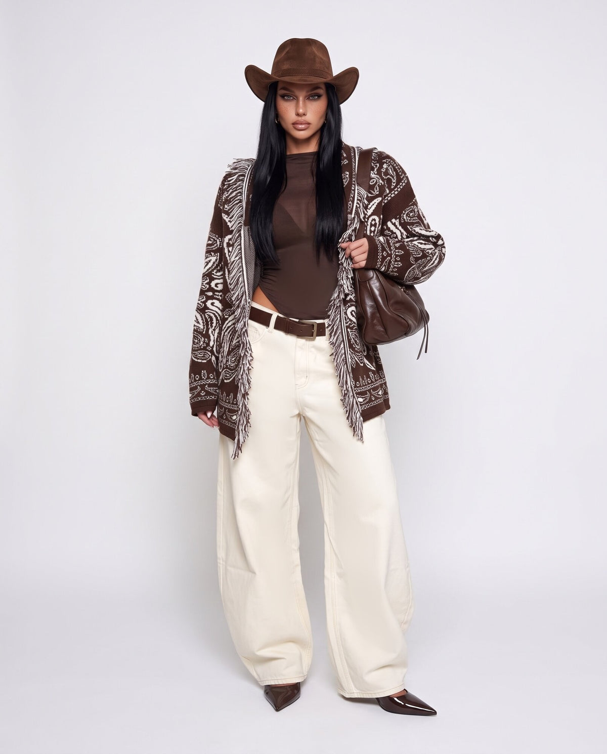 Vaqueros beige piedra