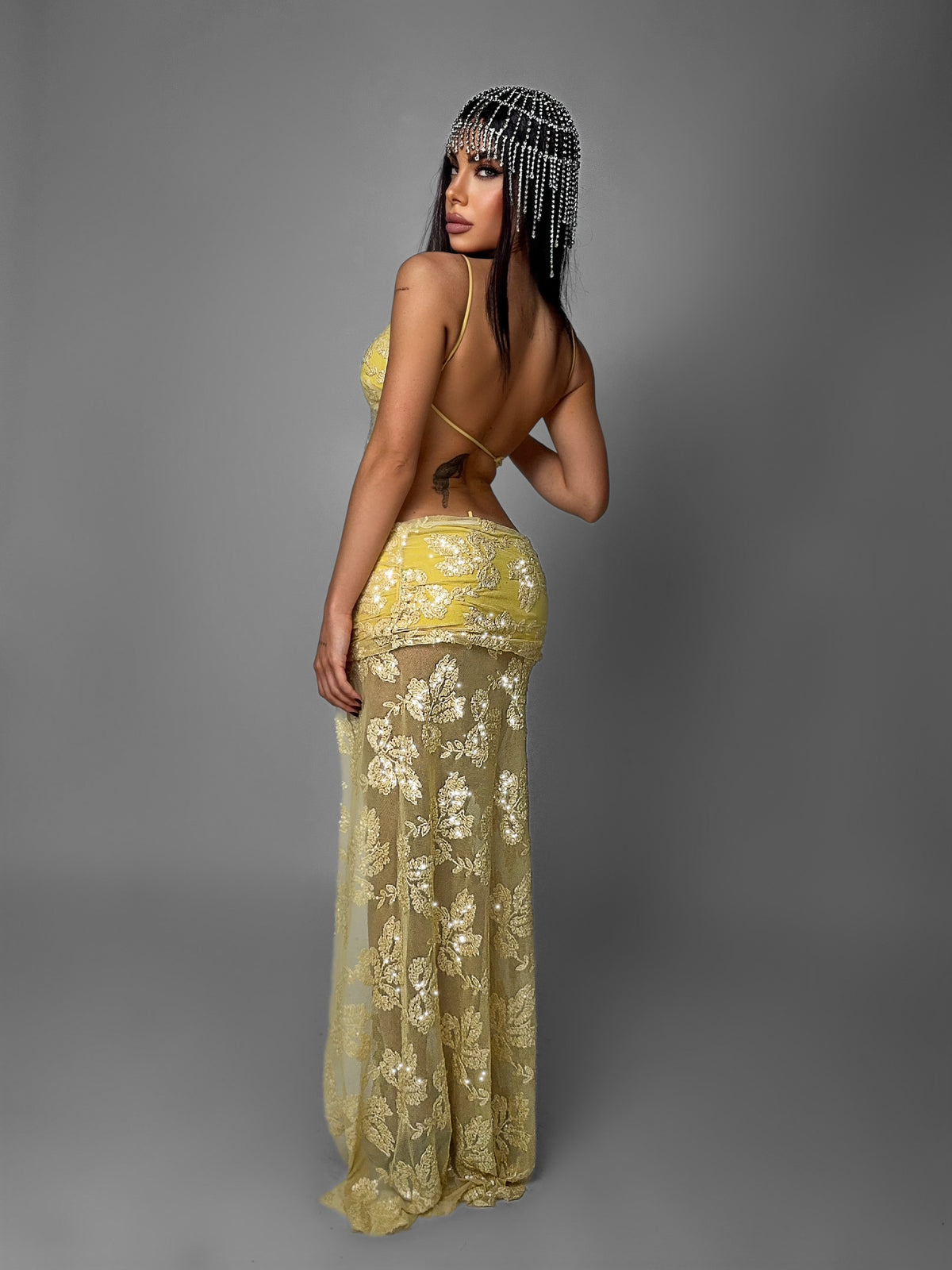 Abito Ashley-Yellow