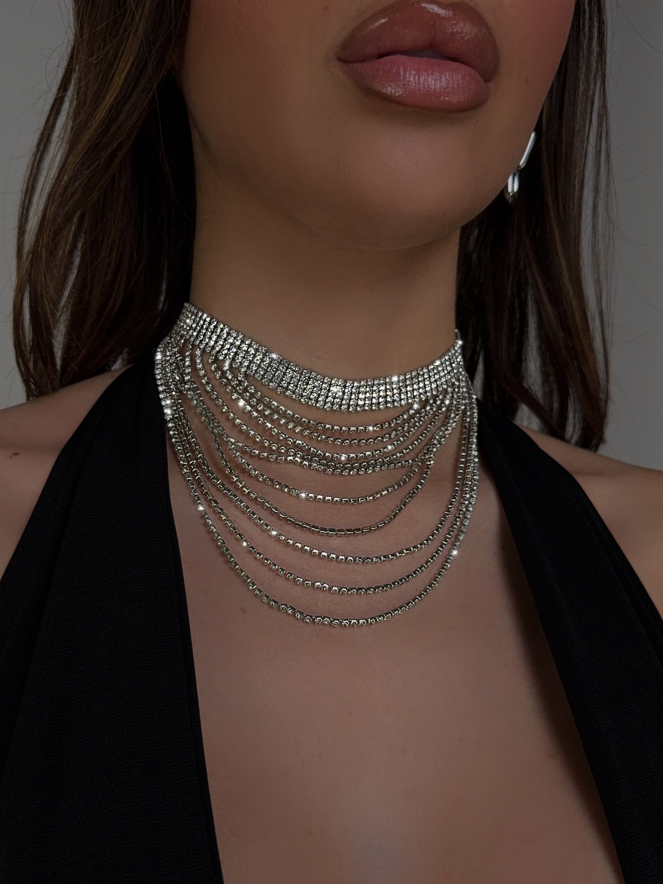 Collana Strass Layer