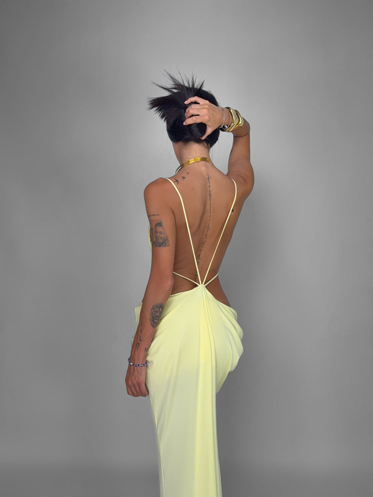 Abito Valentine-Yellow