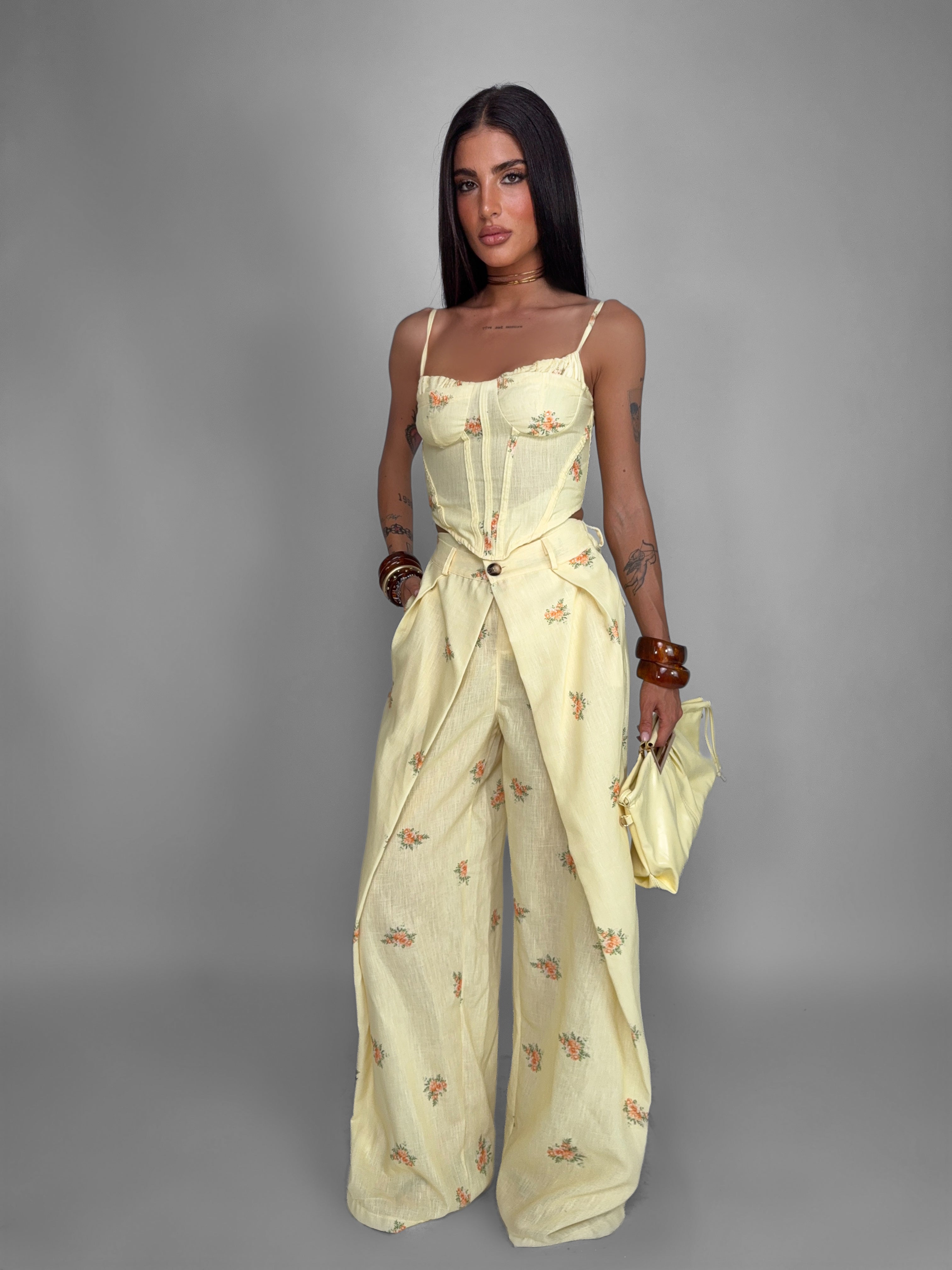 Completo Tiny Floral-Yellow