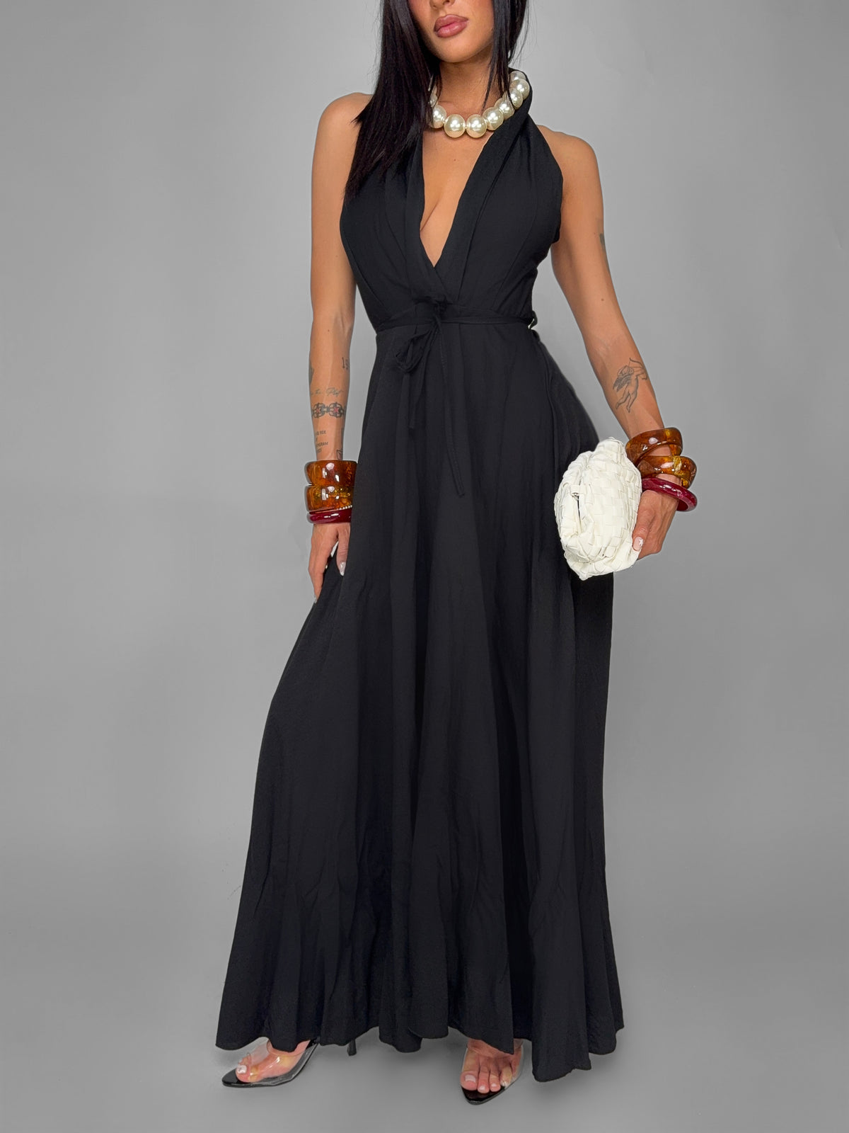 Abito Venus Maxi-Black