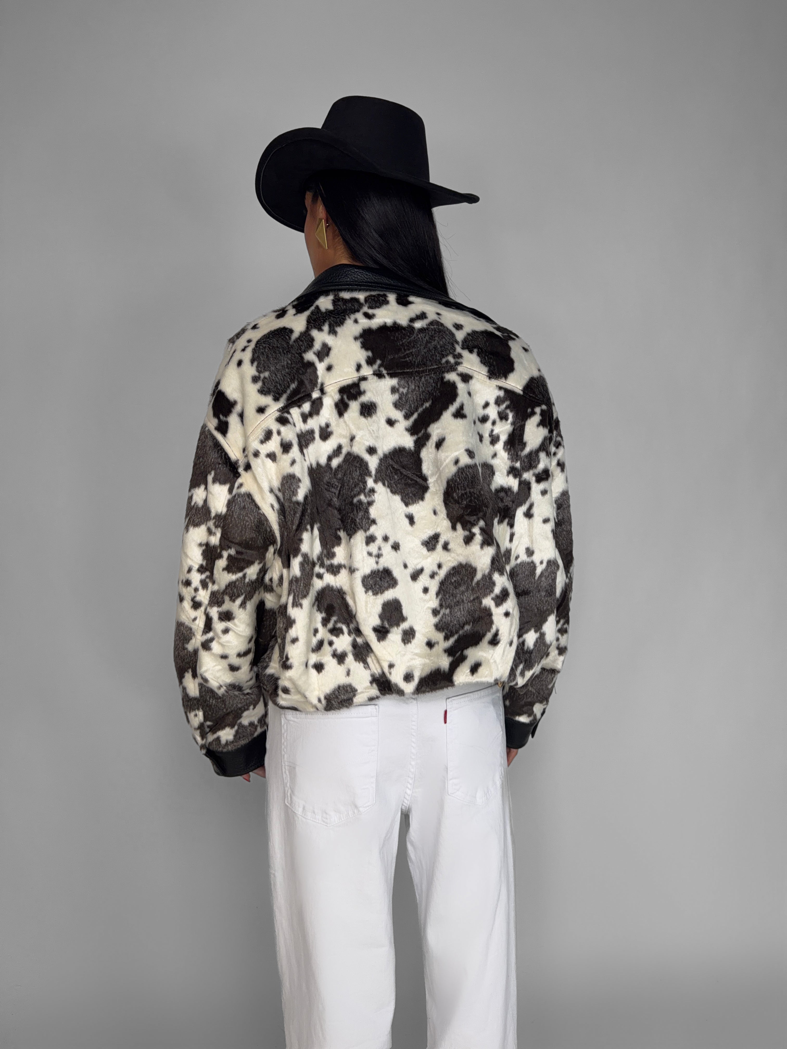 Giacchetto Cow - Black