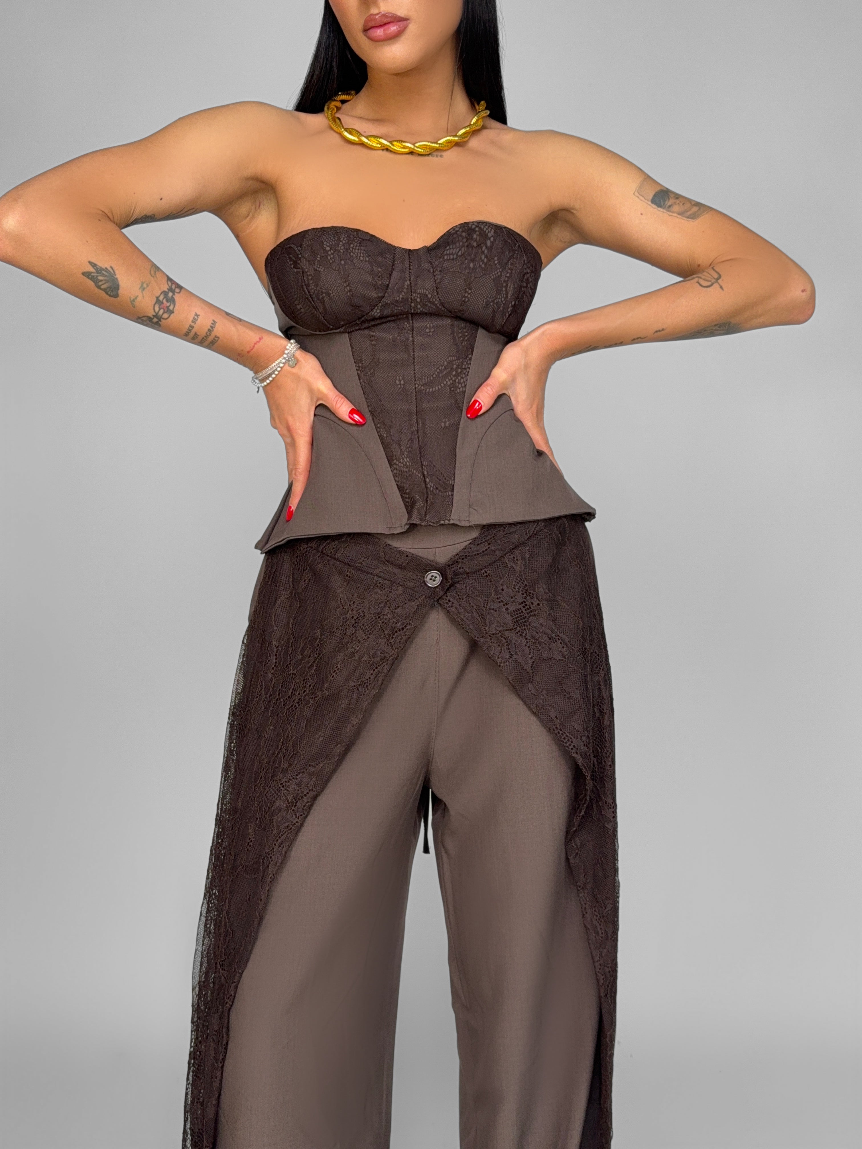 Completo Lace Insert-Brown