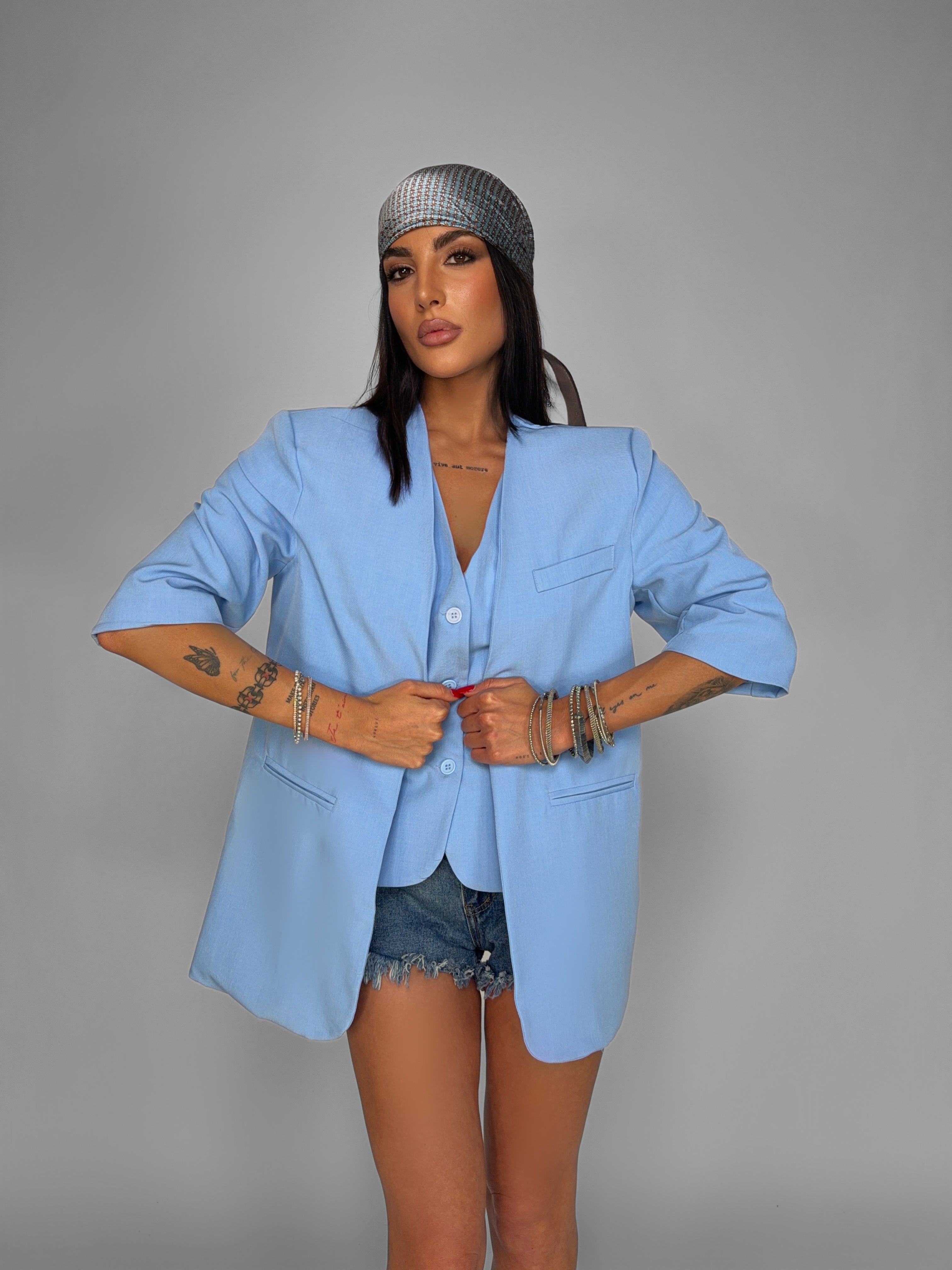 Blazer Smooth-Light Blue