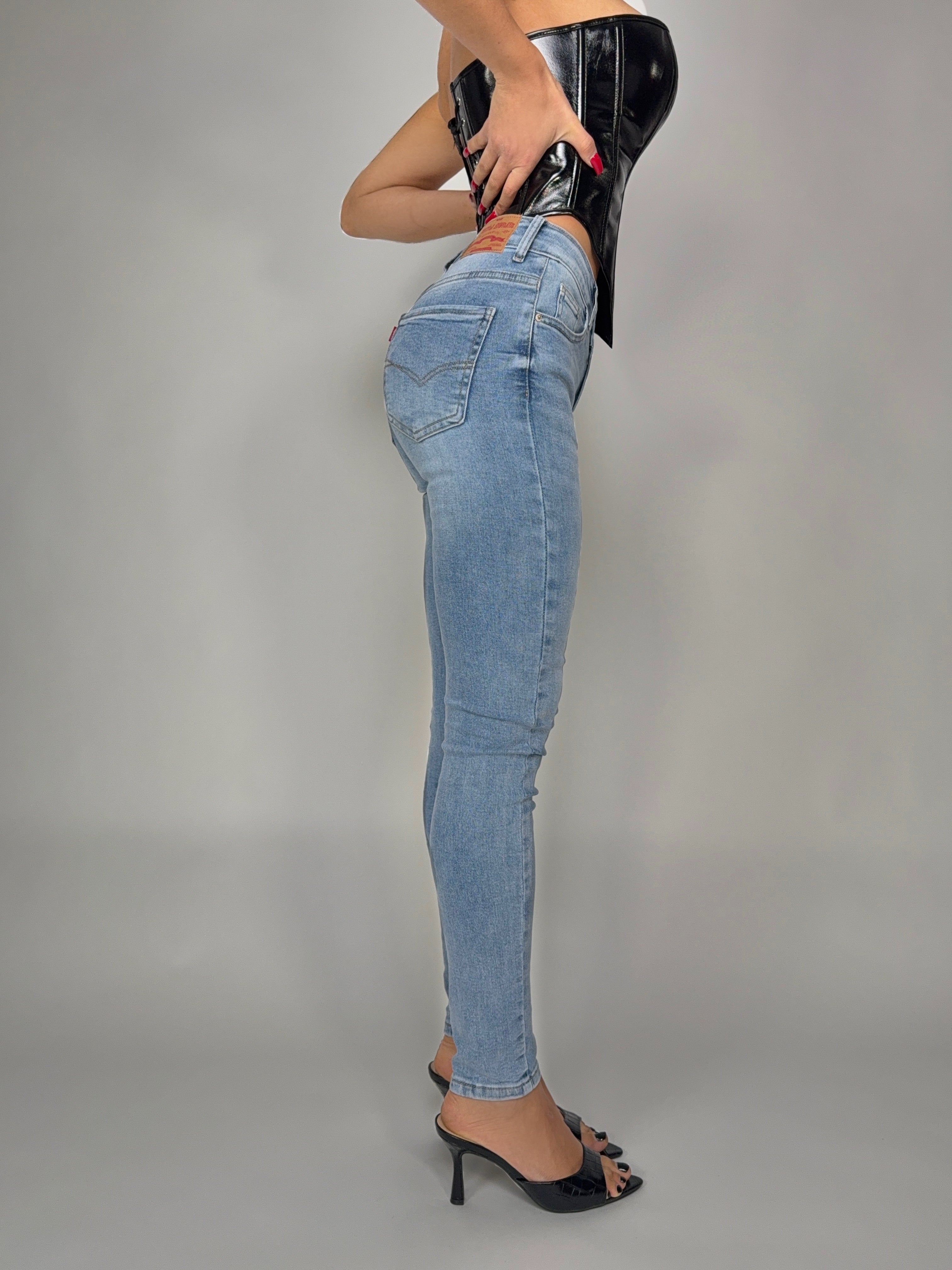 Miracle Push Up Jeans -5KG - Light Denim