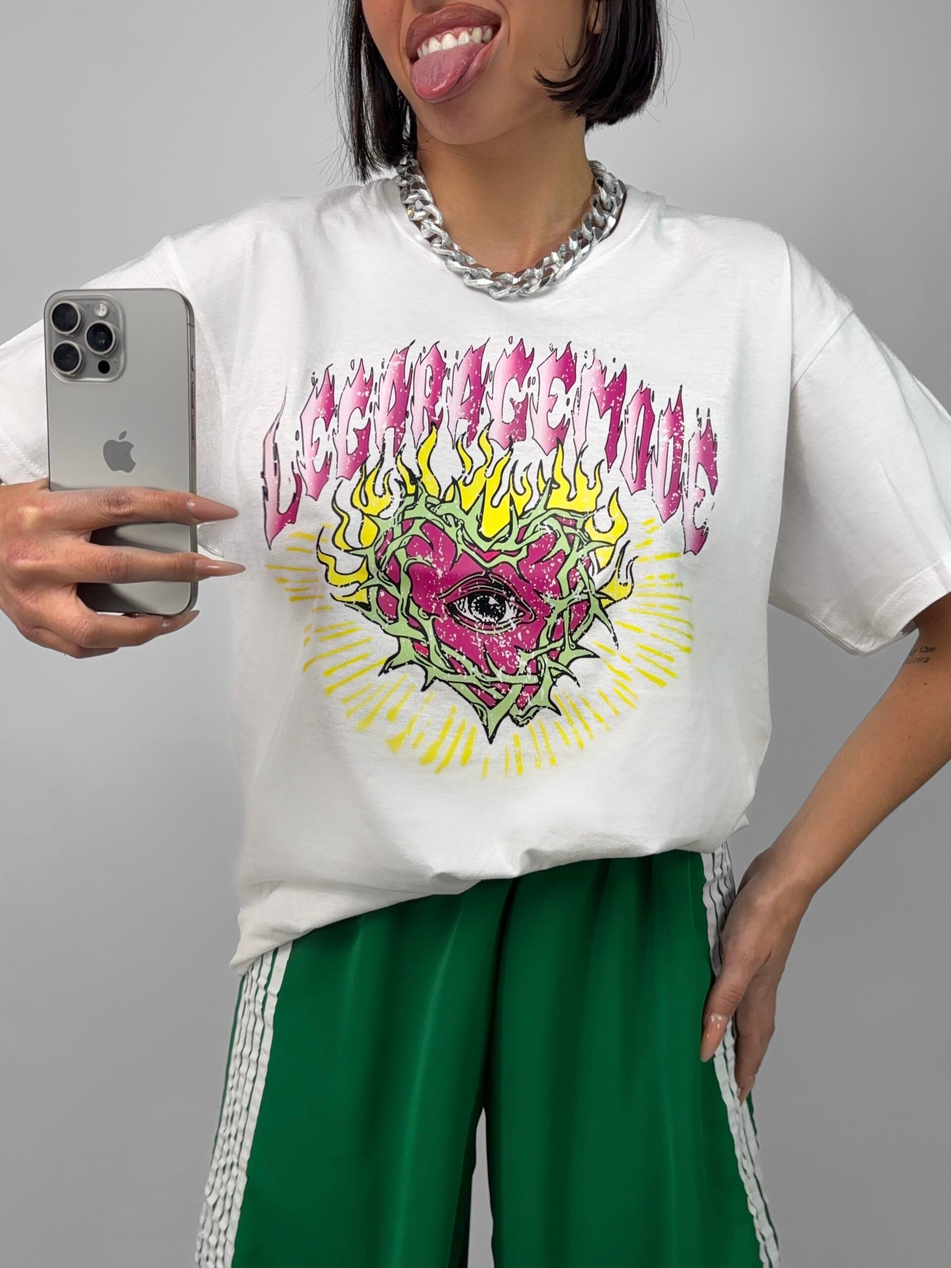 T-Shirt Heart On Fire
