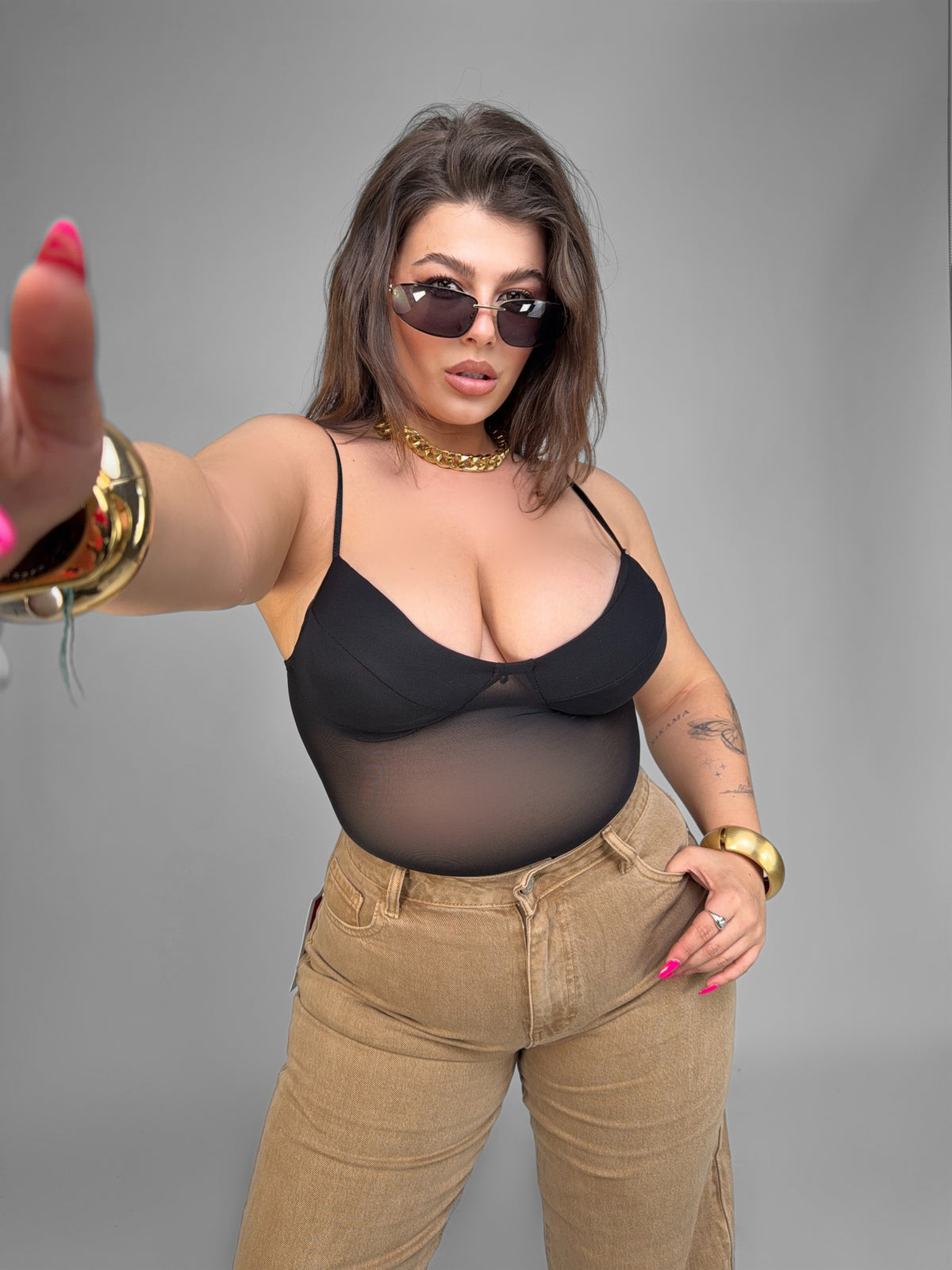 CURVY FIT - Body Classic Fit-Black