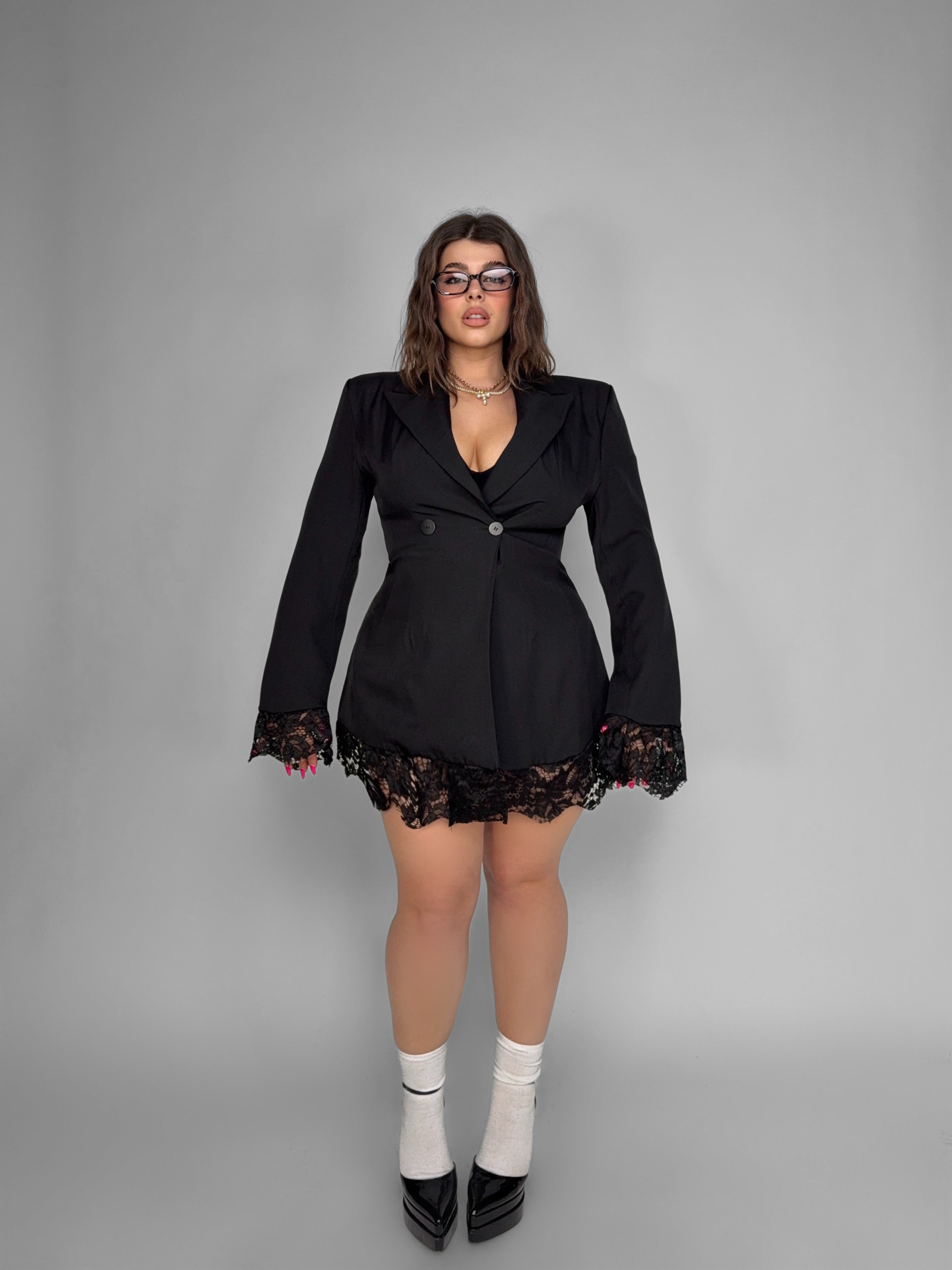 CURVY FIT - Blazer Seductive Lace