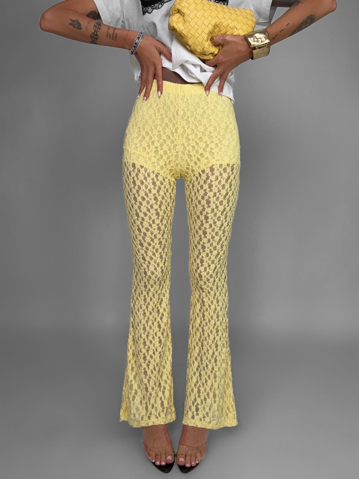 Crochet Trousers - Black