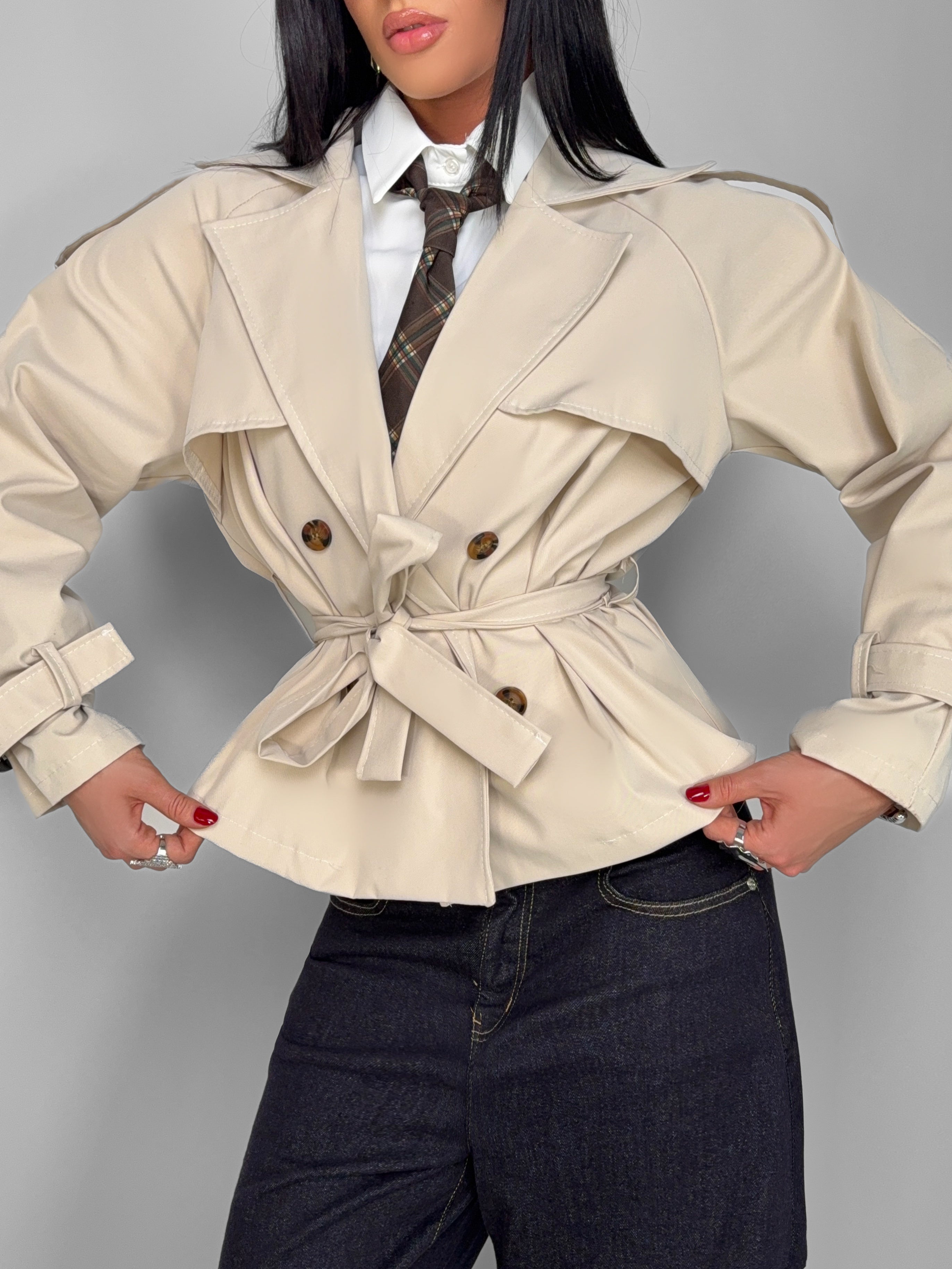 Trench Chelsea-Beige