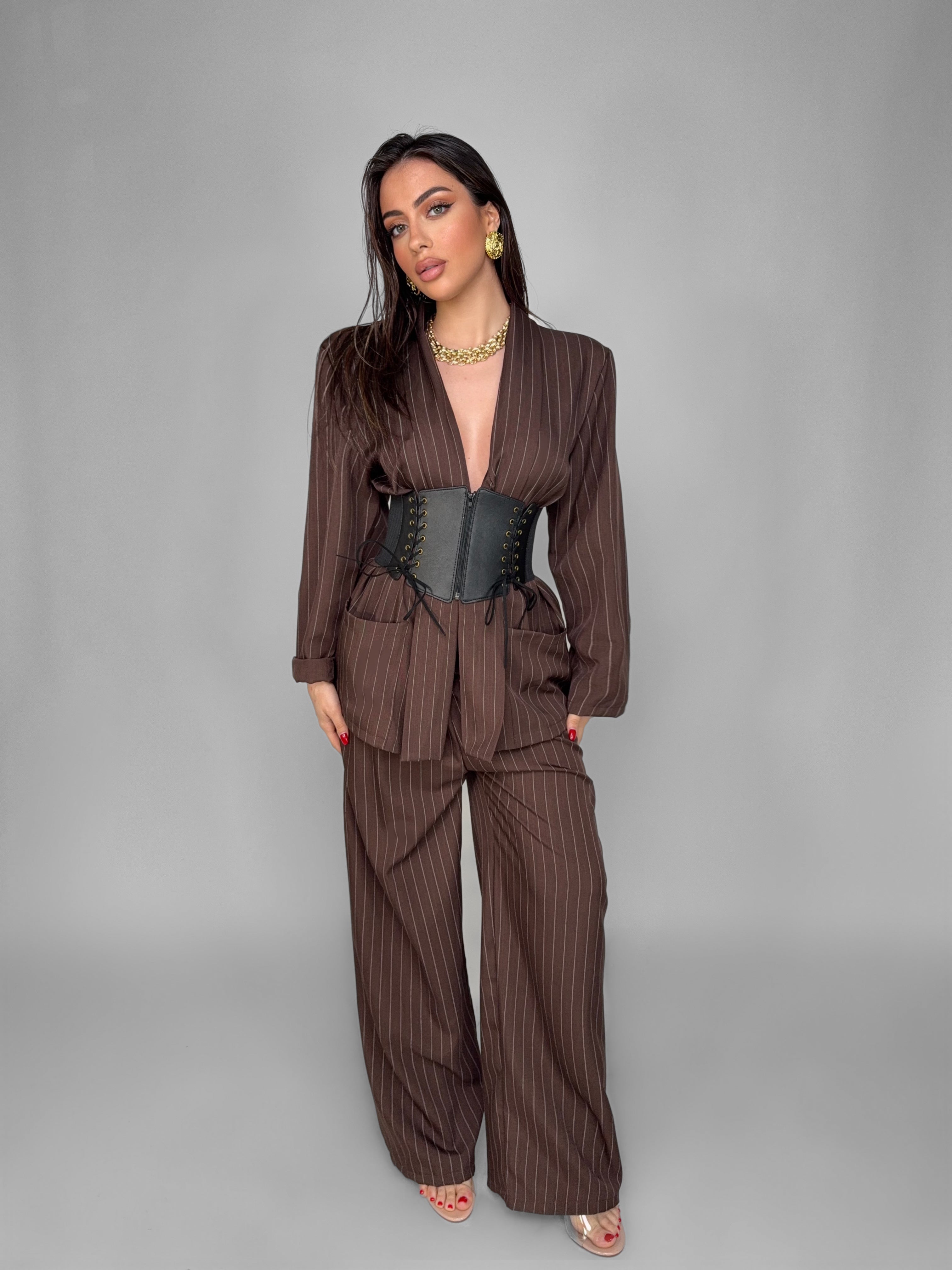 Total Look Prime Tailored-Brown