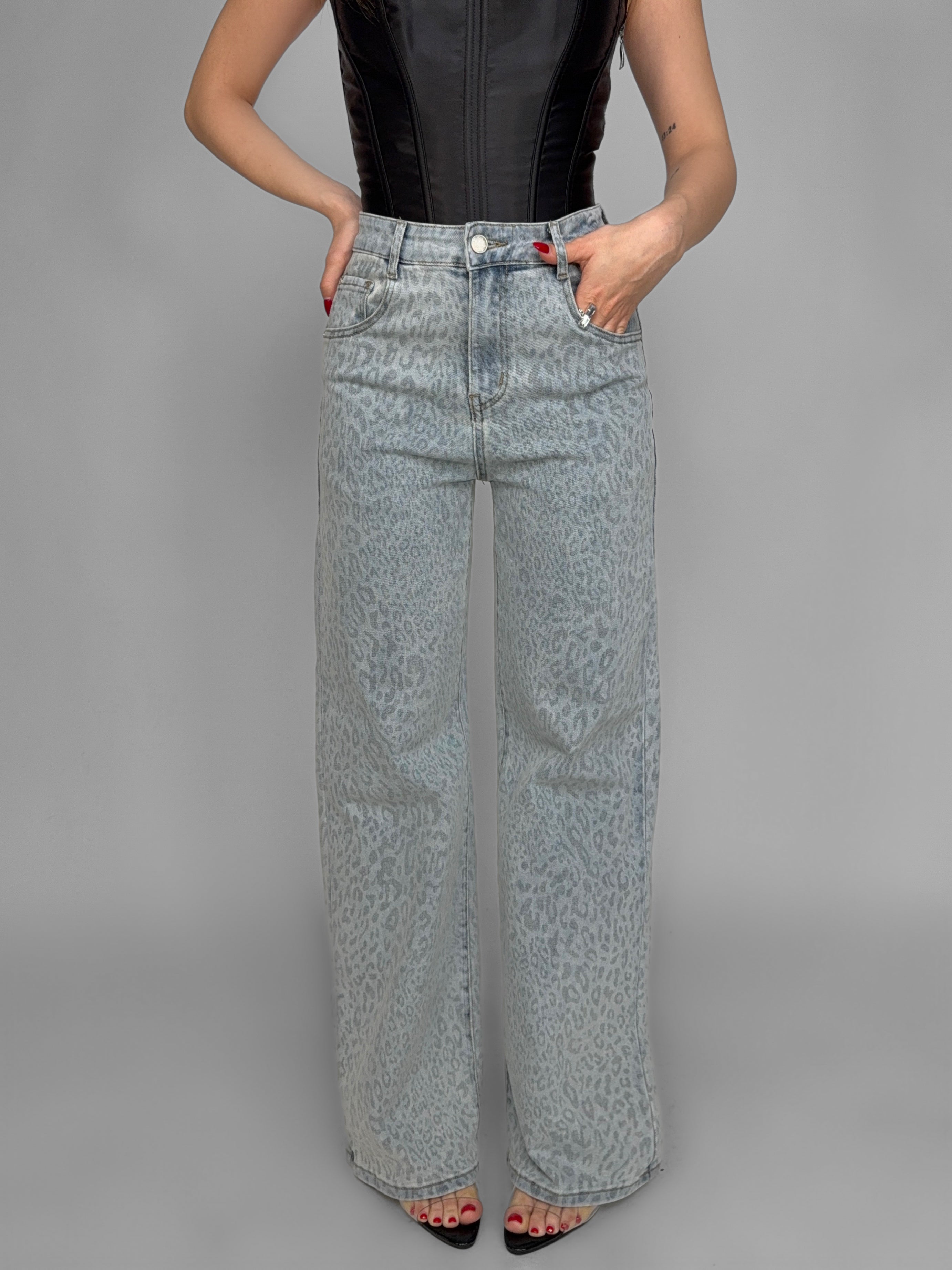 Light Leopard Jeans