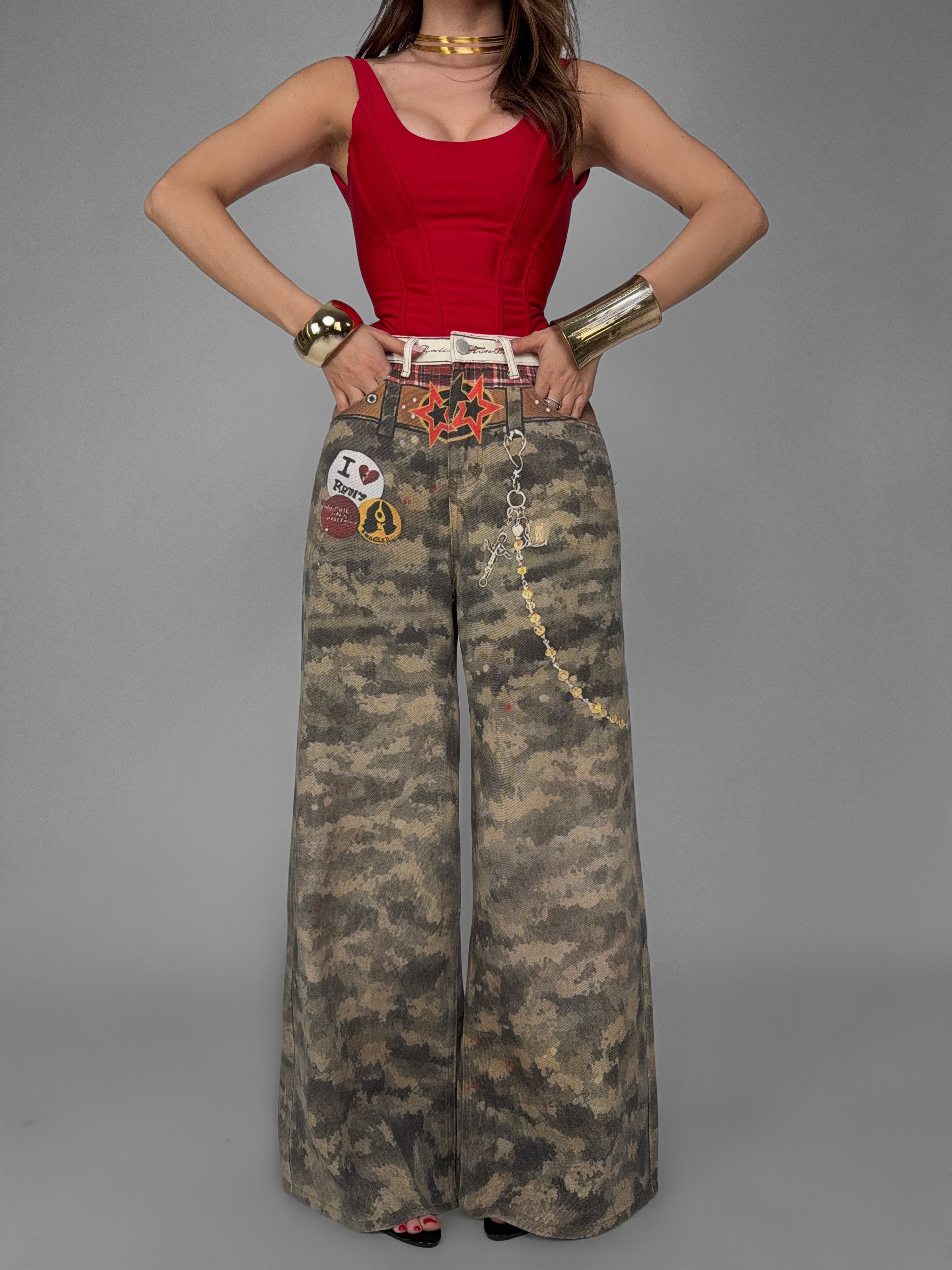 Military Sketch Jeans