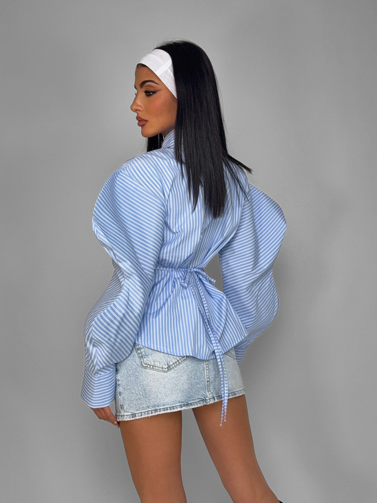 Fitted Denim Skirt
