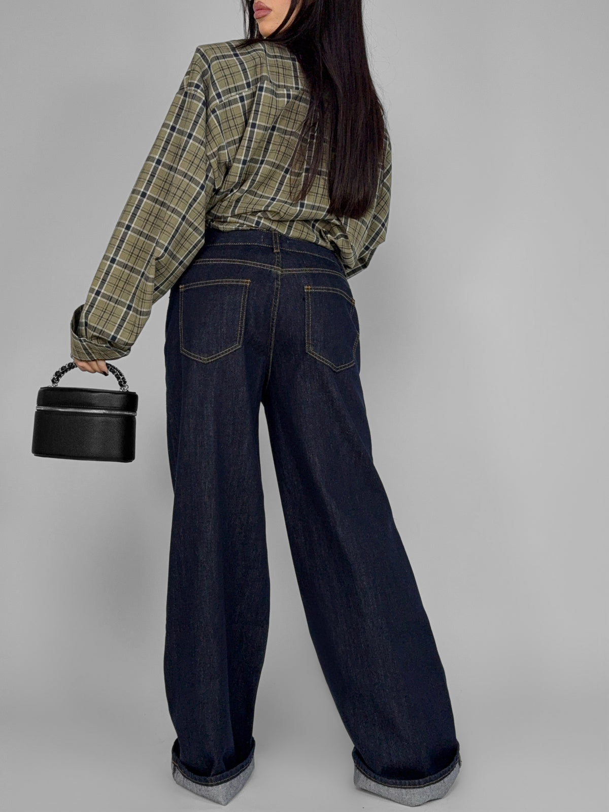 Lace-Up Jeans