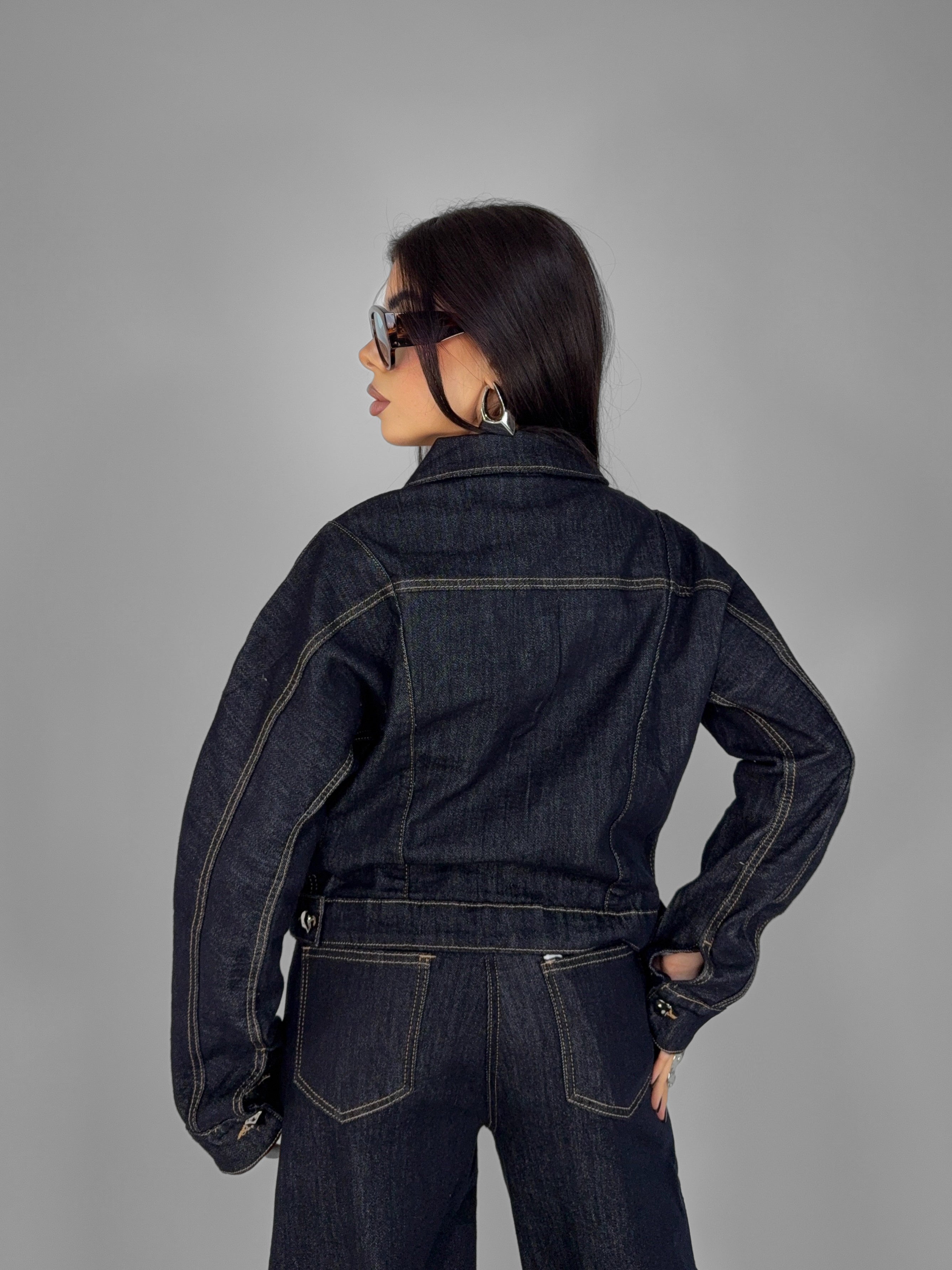 Icon Button Cropped Jacket